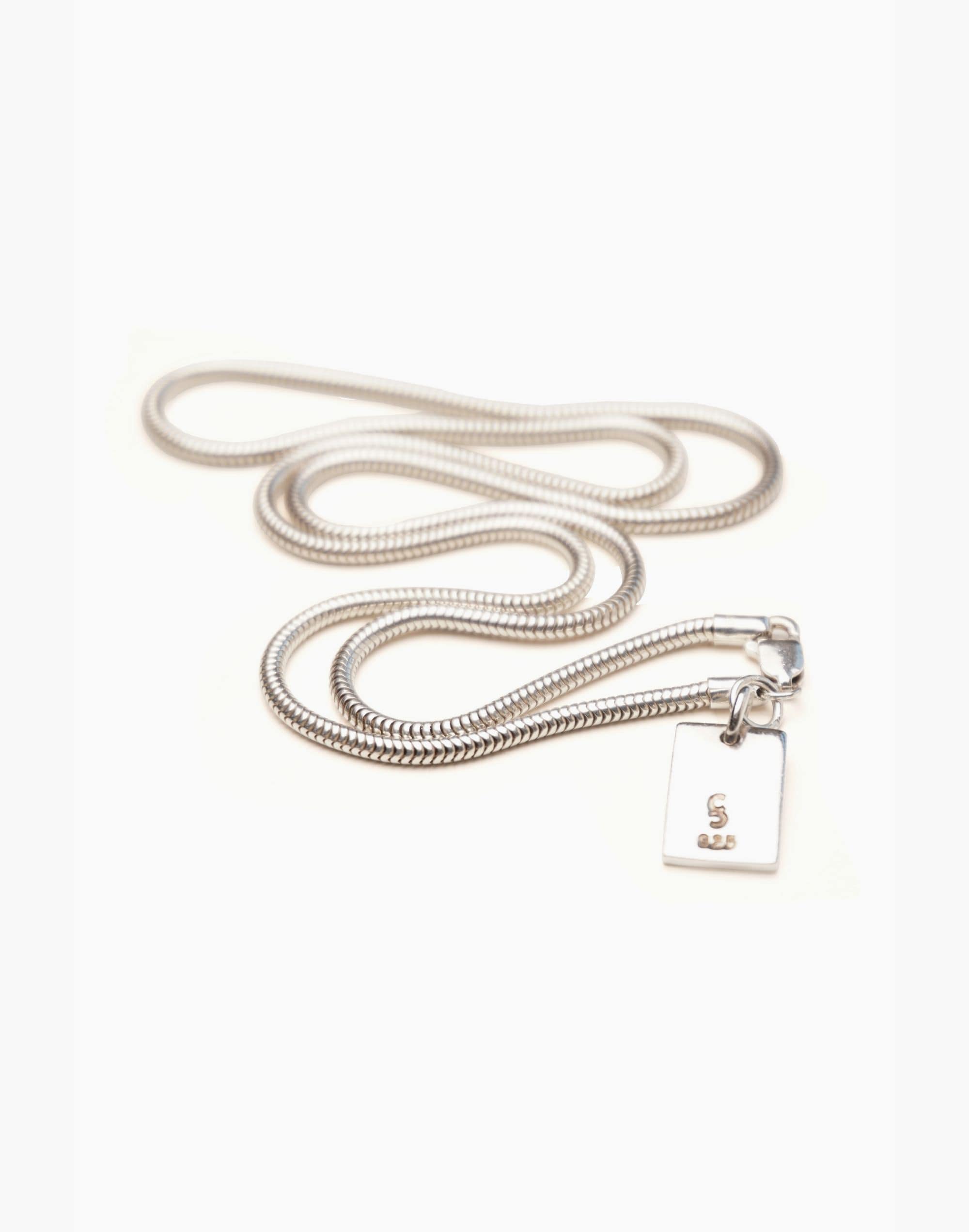 CHARLOTTE CAUWE STUDIO Snake Chain Necklace in Sterling Silver