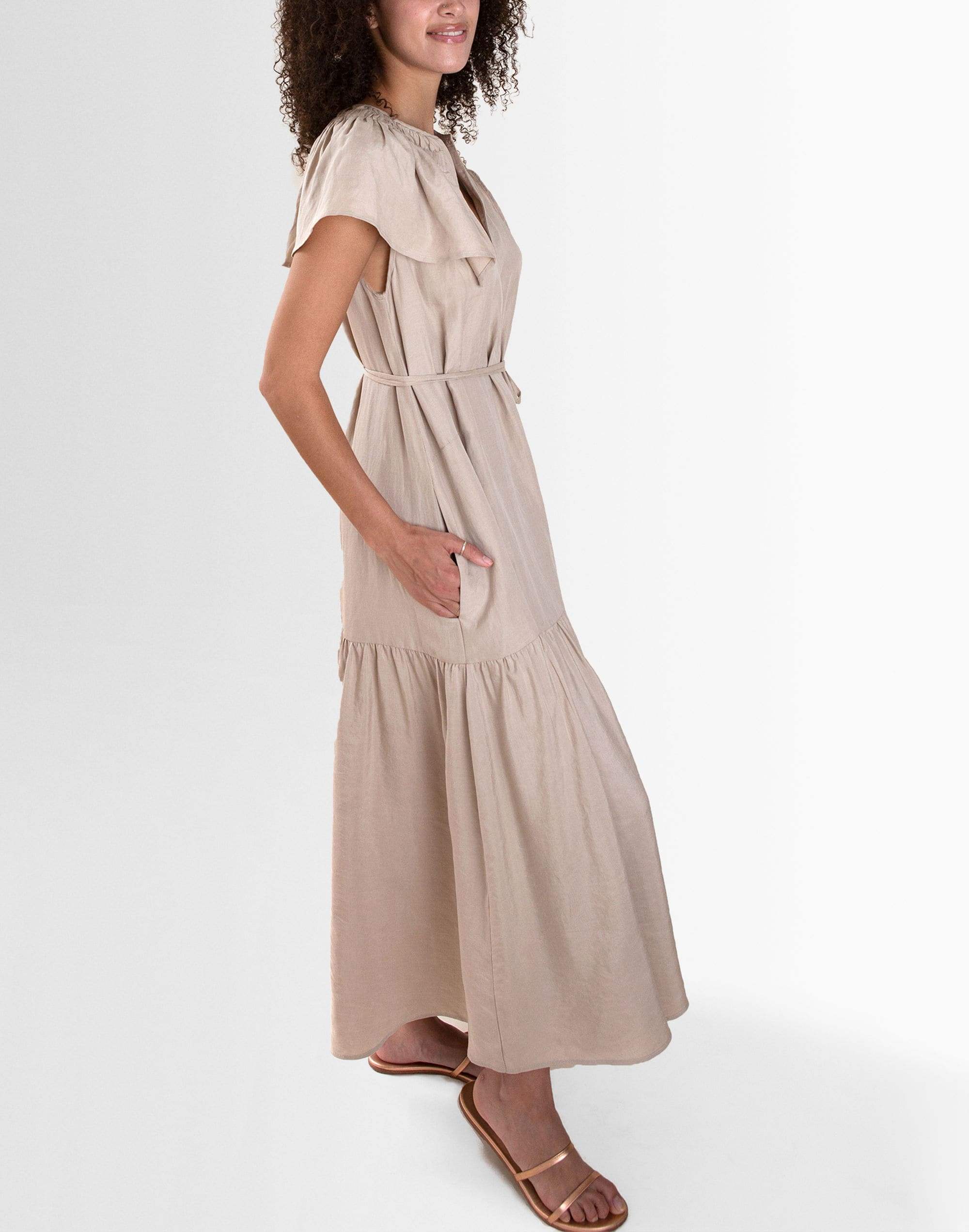 yesaet birabiro silky dress