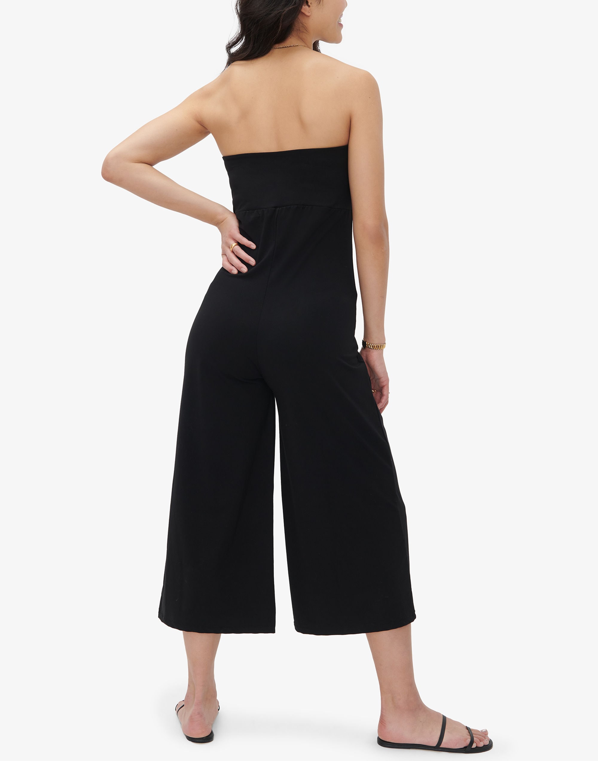 hatch collection the body strapless jumpsuit