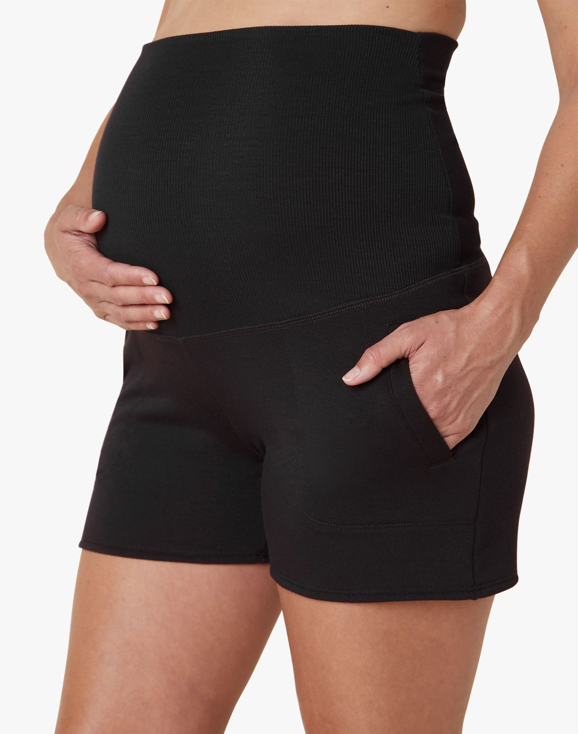 Beyond Yoga Maternity Foldover Short
