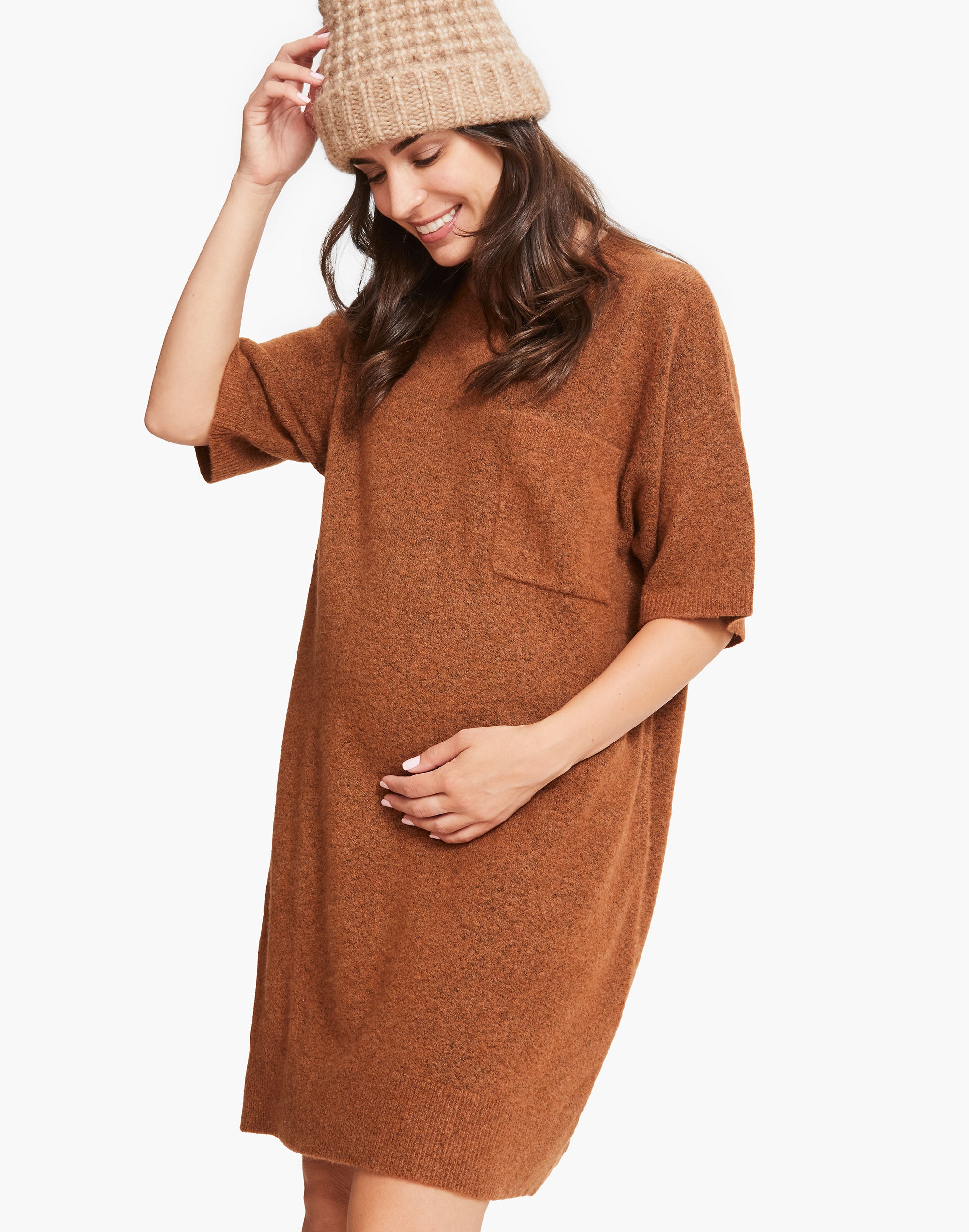 HATCH Collection The Reese Knit T-Shirt Dress