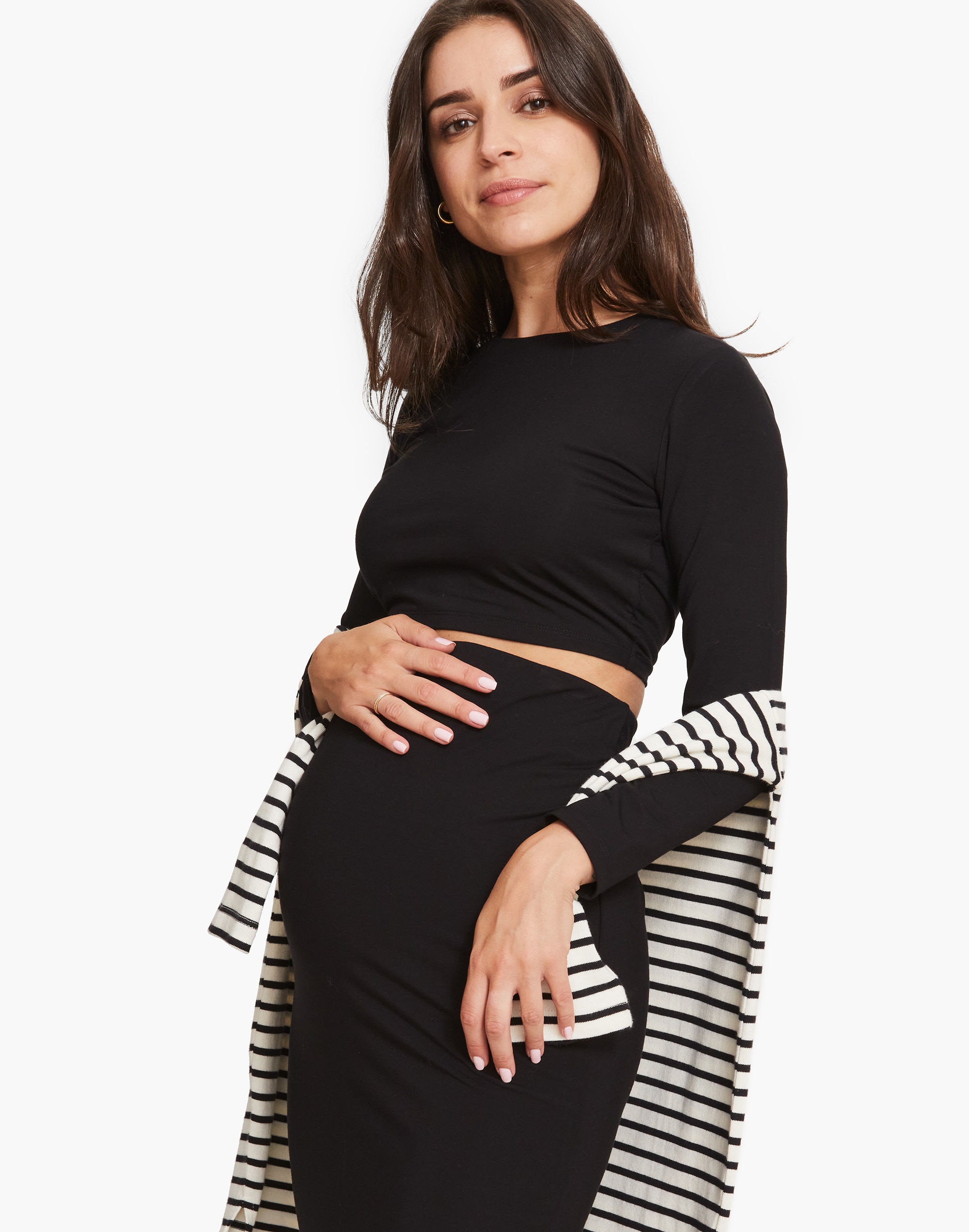 HATCH Collection The Body Longsleeve Crop Top
