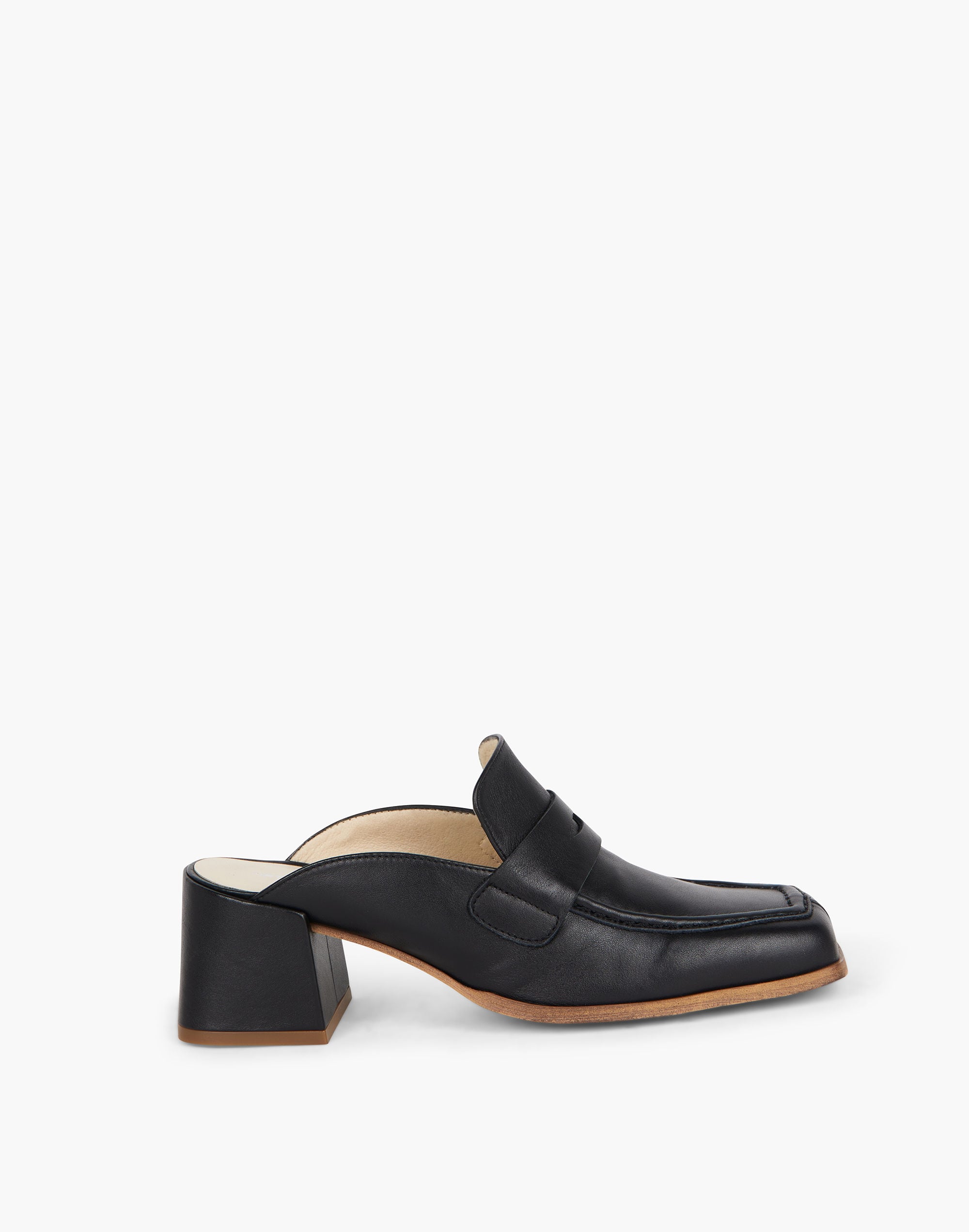 Intentionally Blank Prof Heeled Loafer