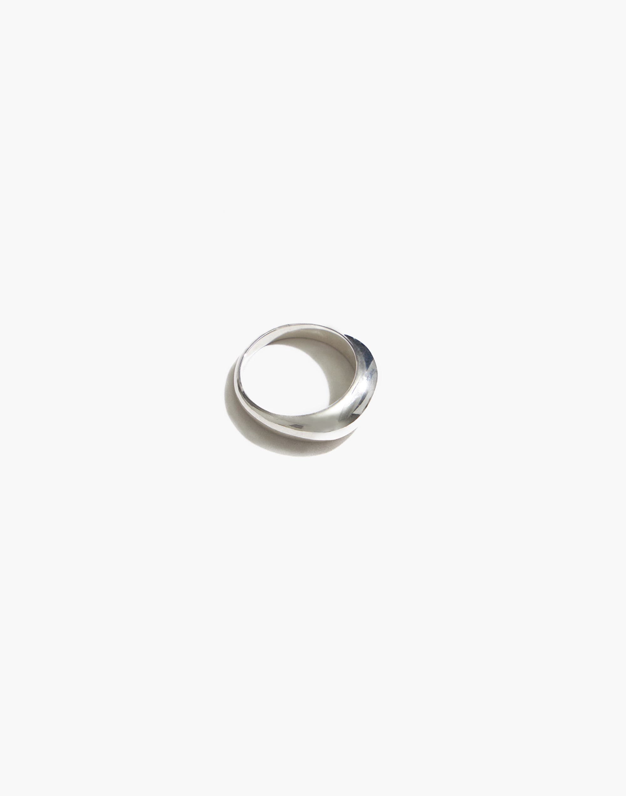maslo jewelry mini domed ring sterling silver