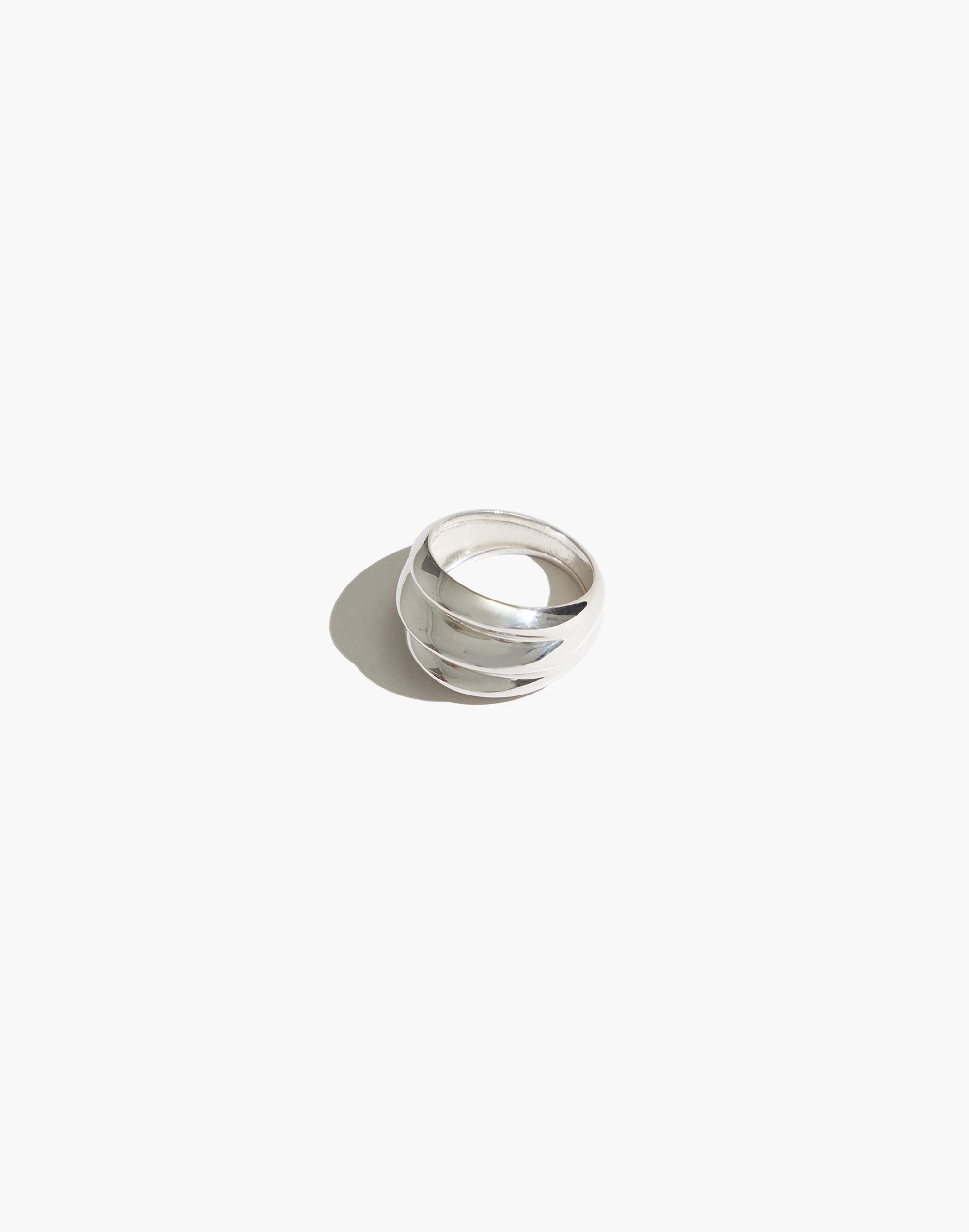 maslo jewelry triple ring sterling silver
