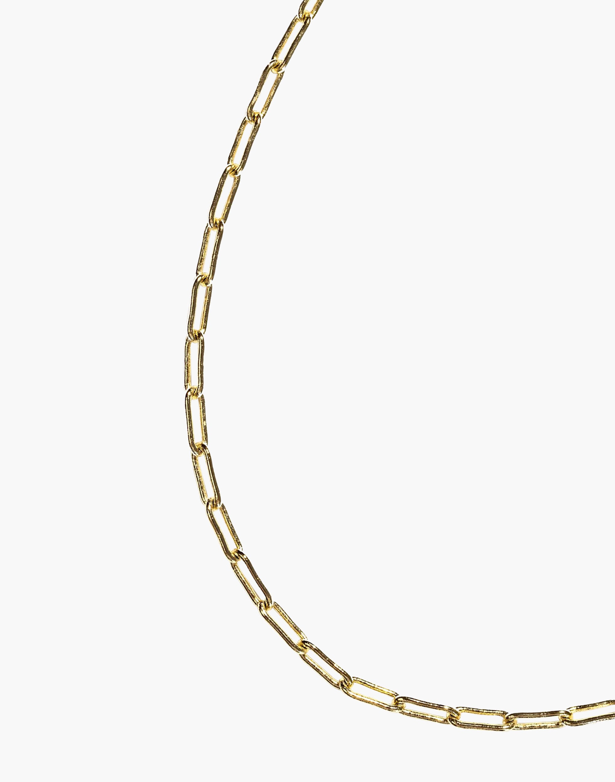 Iris 1956 Jewelry Gold Filled Petite Paperclip Chain