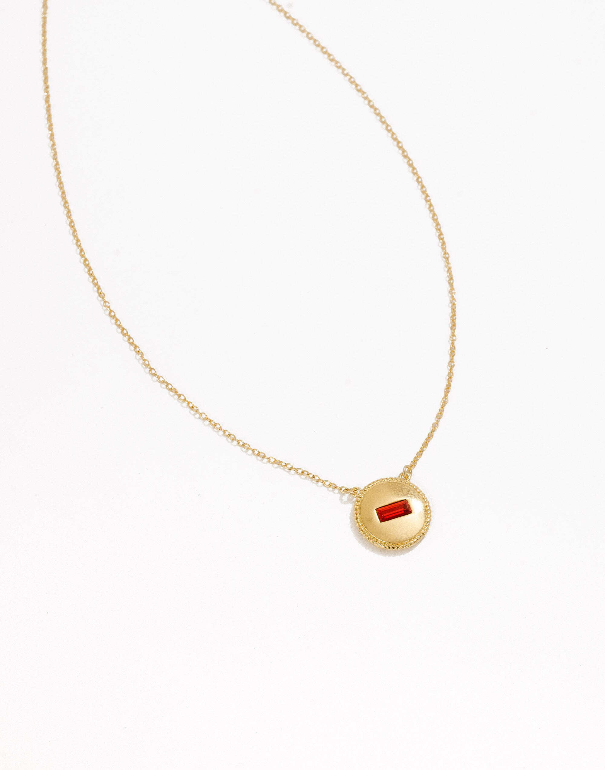Madewell x Katie Dean Jewelry™ Coin Birthstone Necklace