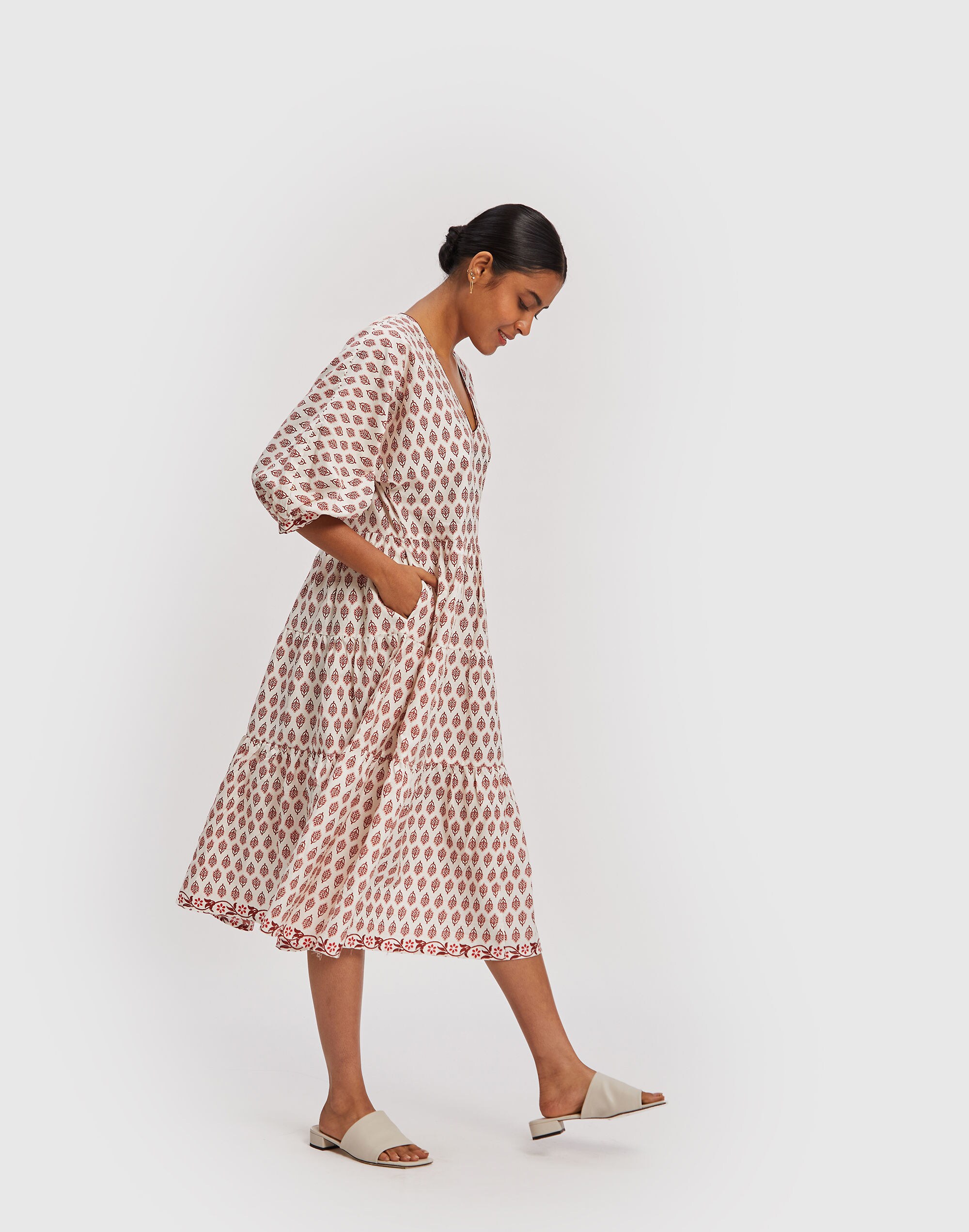 Madewell x Reistor Kimono Sleeve Midi Dress