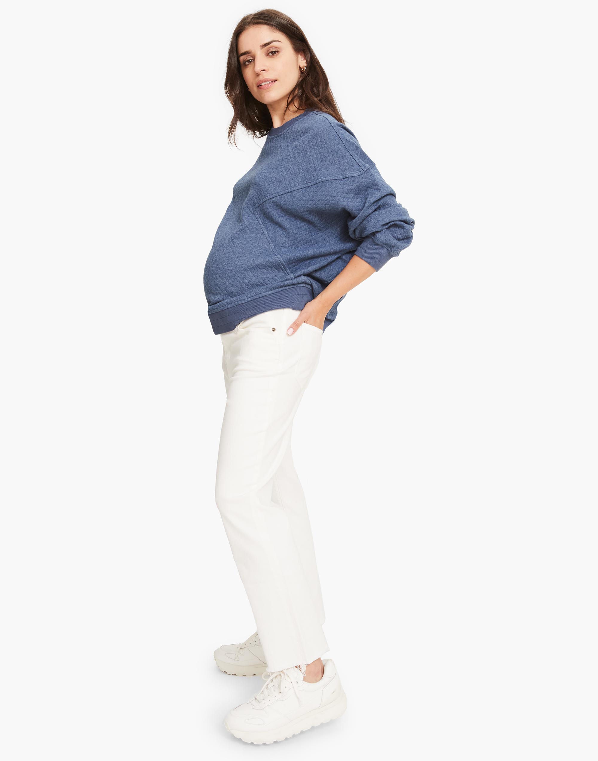 hatch collection the quilted sweatshirt