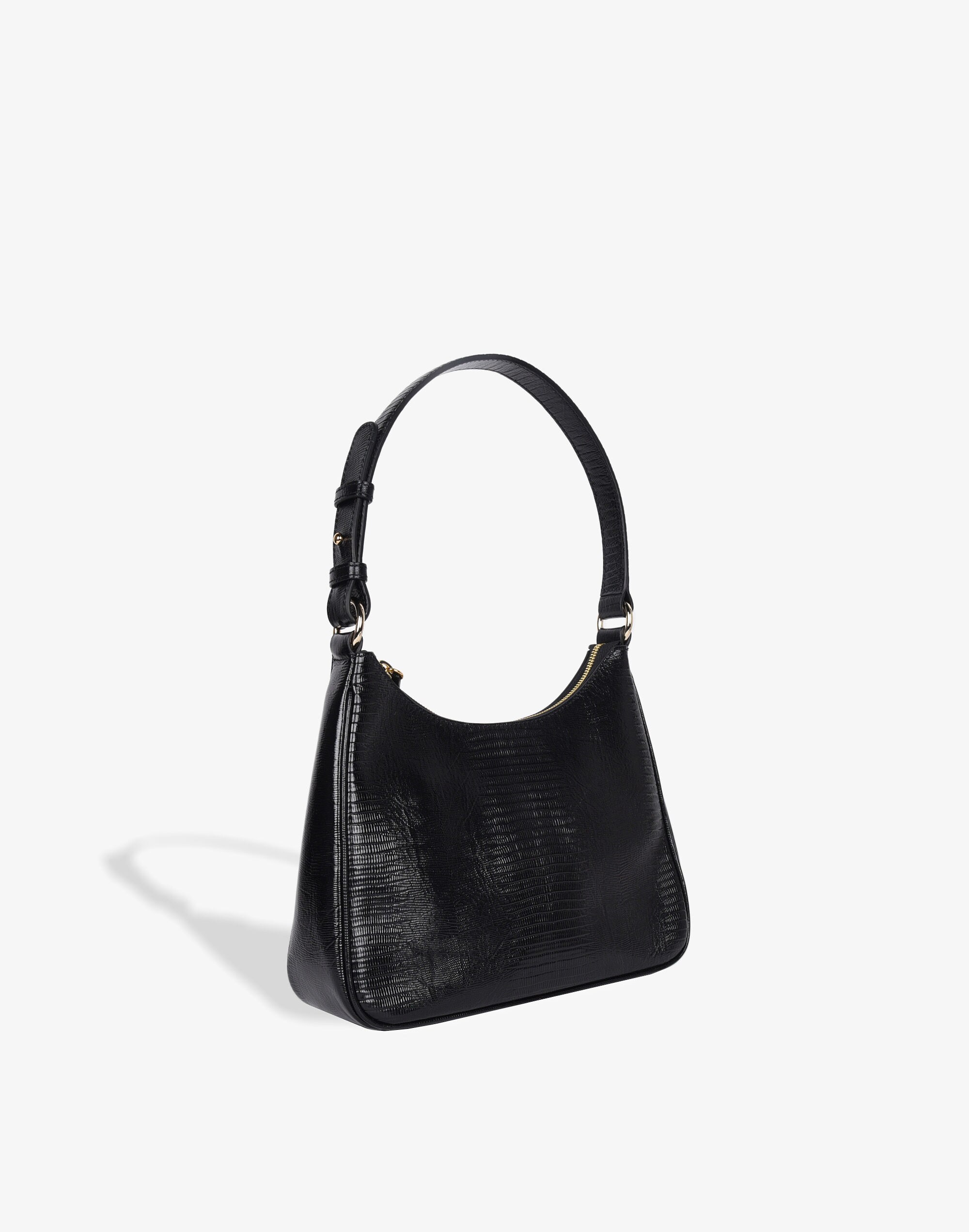 Hyer Goods Luxe Medium Shoulder Bag- White