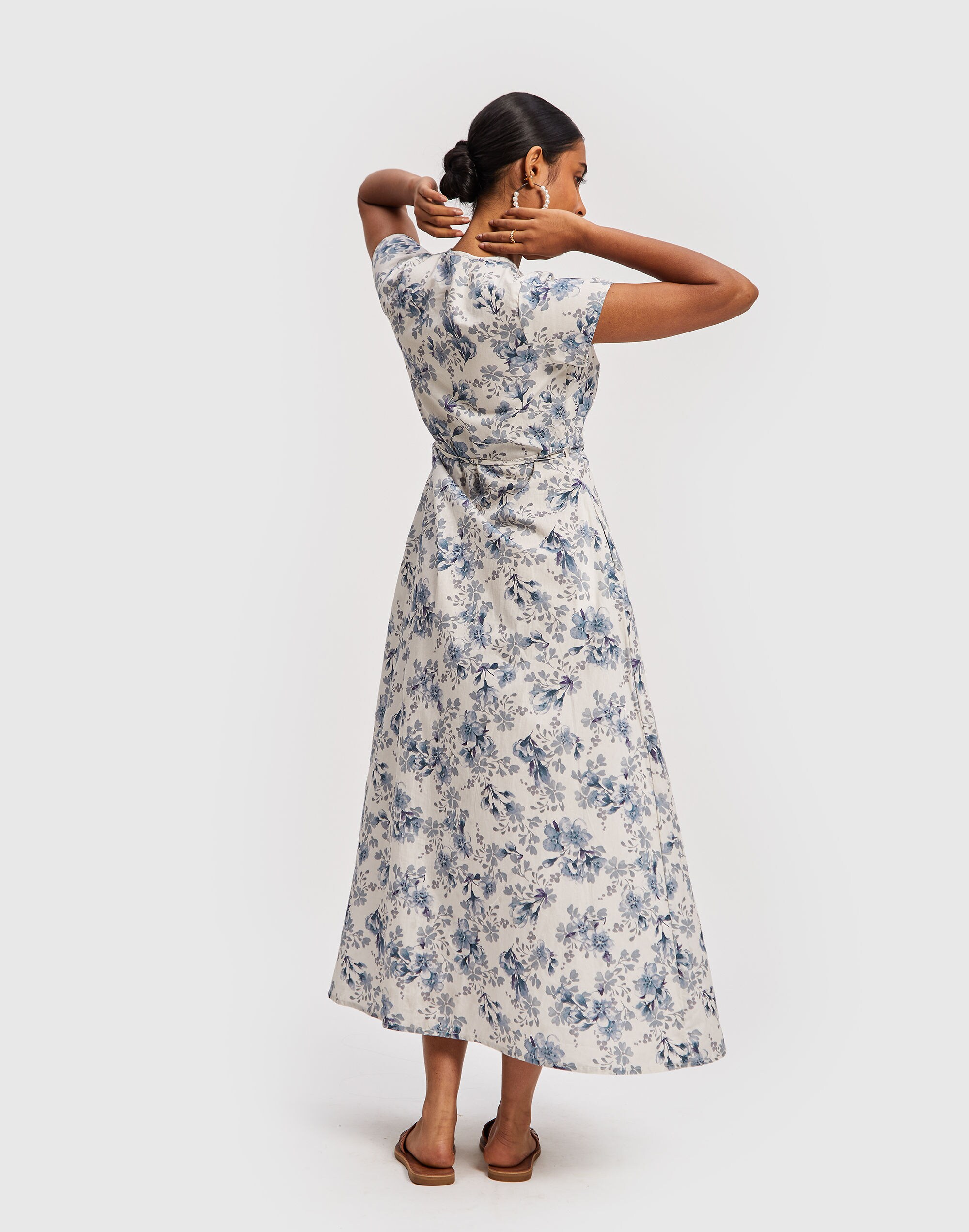 Reistor White Maxi Wrap Dress