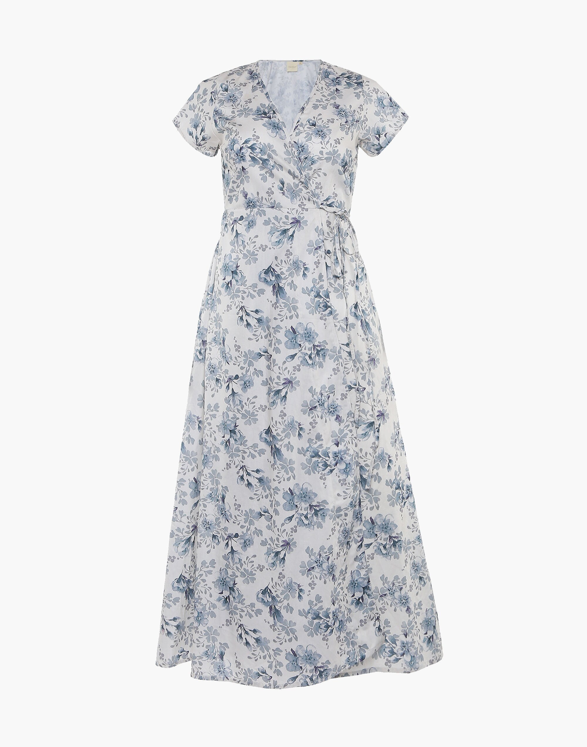 Reistor White Maxi Wrap Dress