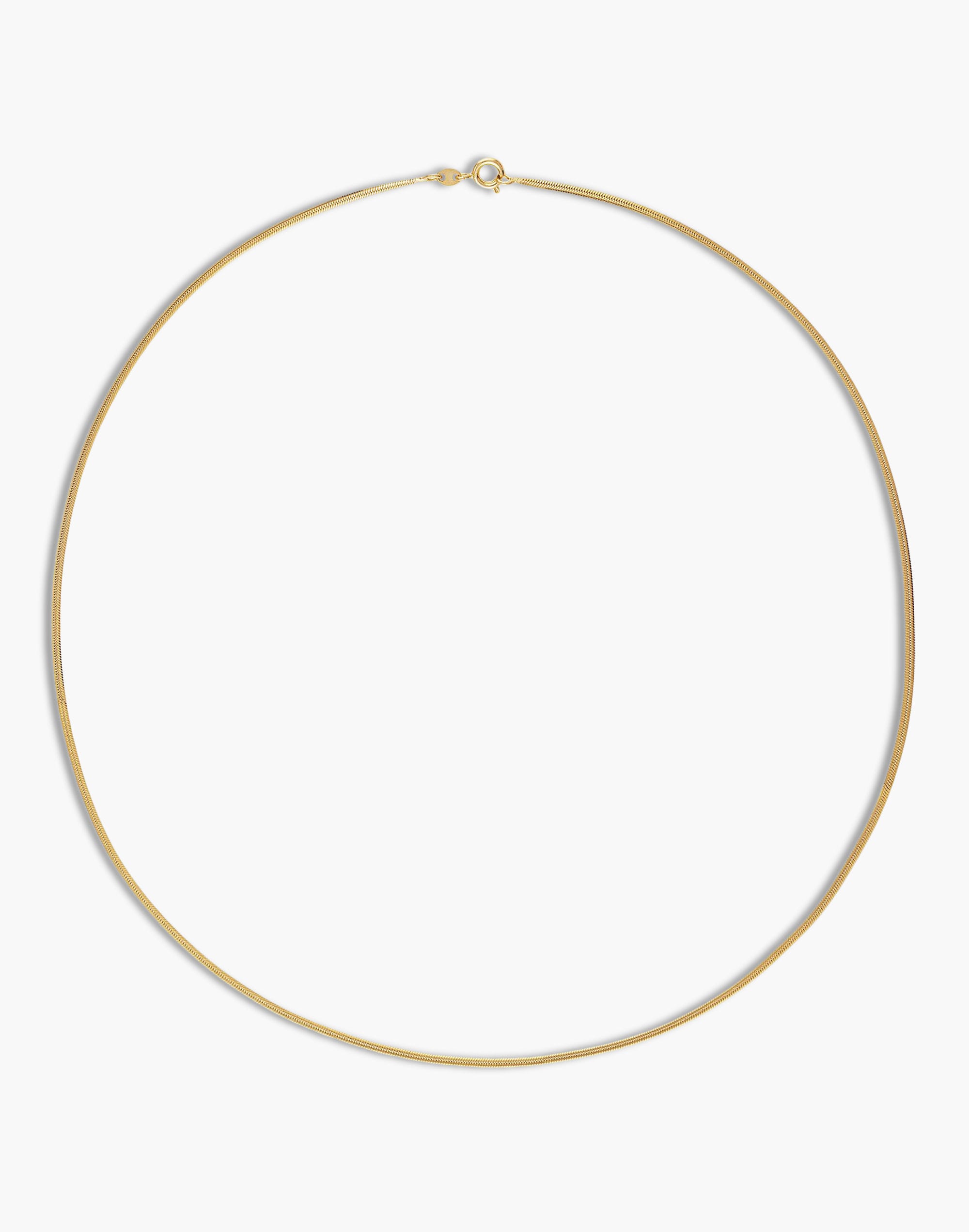 Mw Alexa Leigh Mini Snake Necklace In Gold