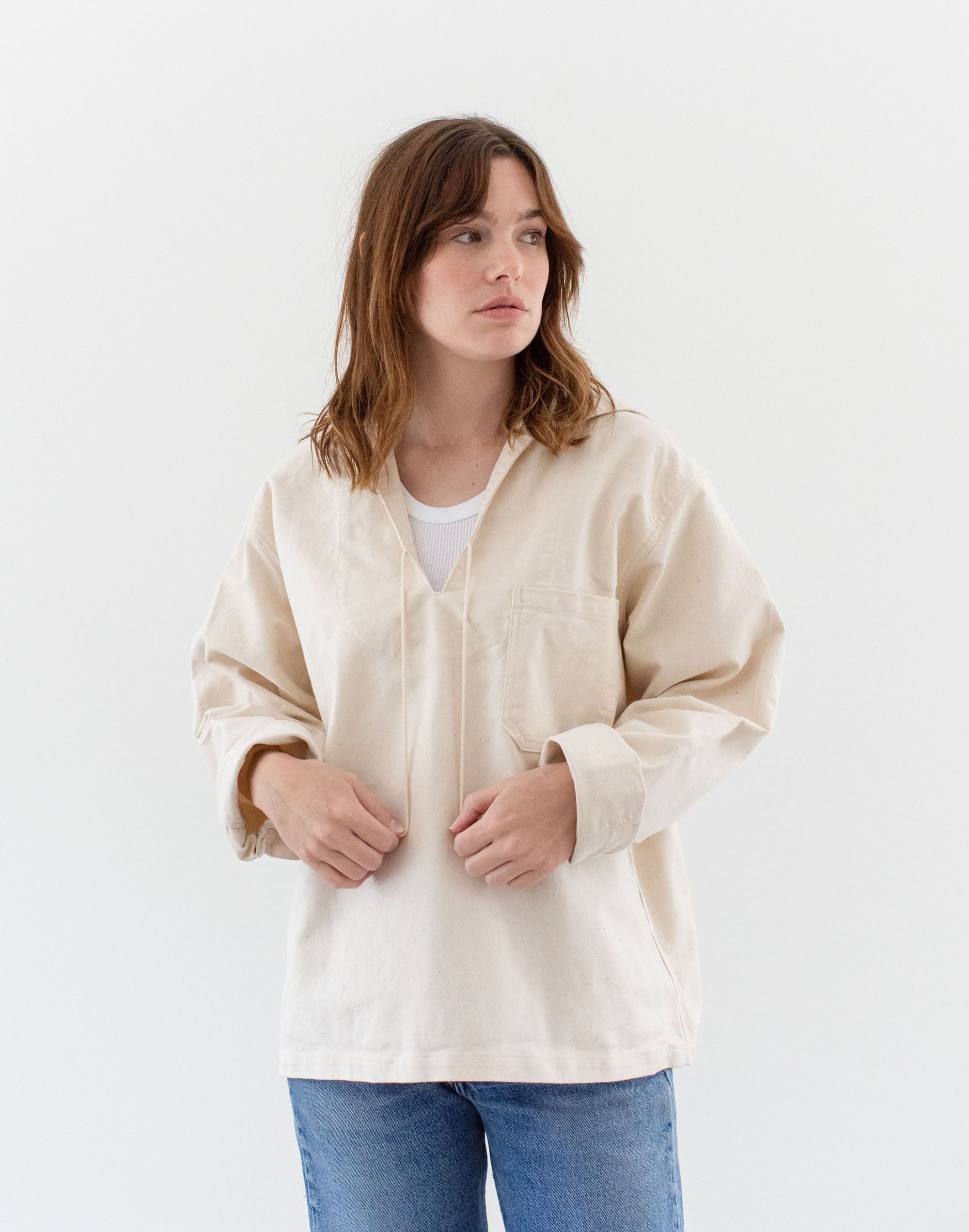 Rawson™ Vintage Natural Canvas Sailor Popover