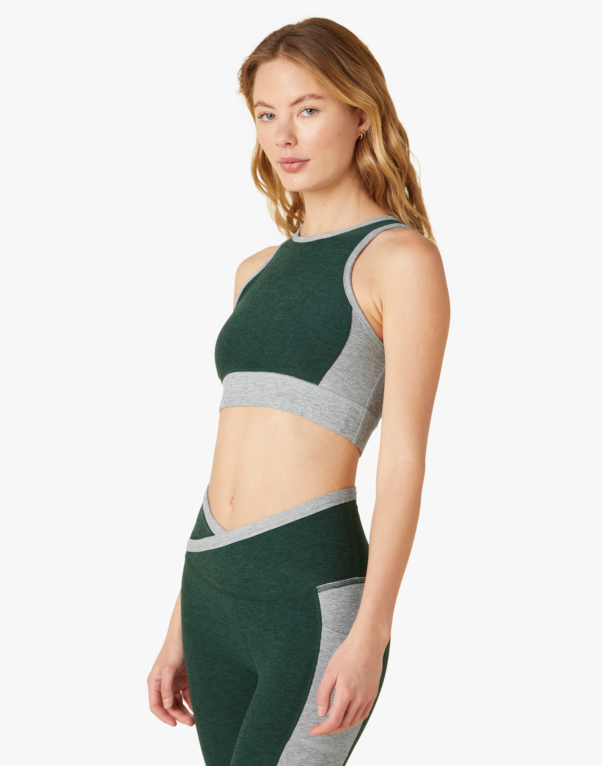 beyond yoga spacedye on block bra
