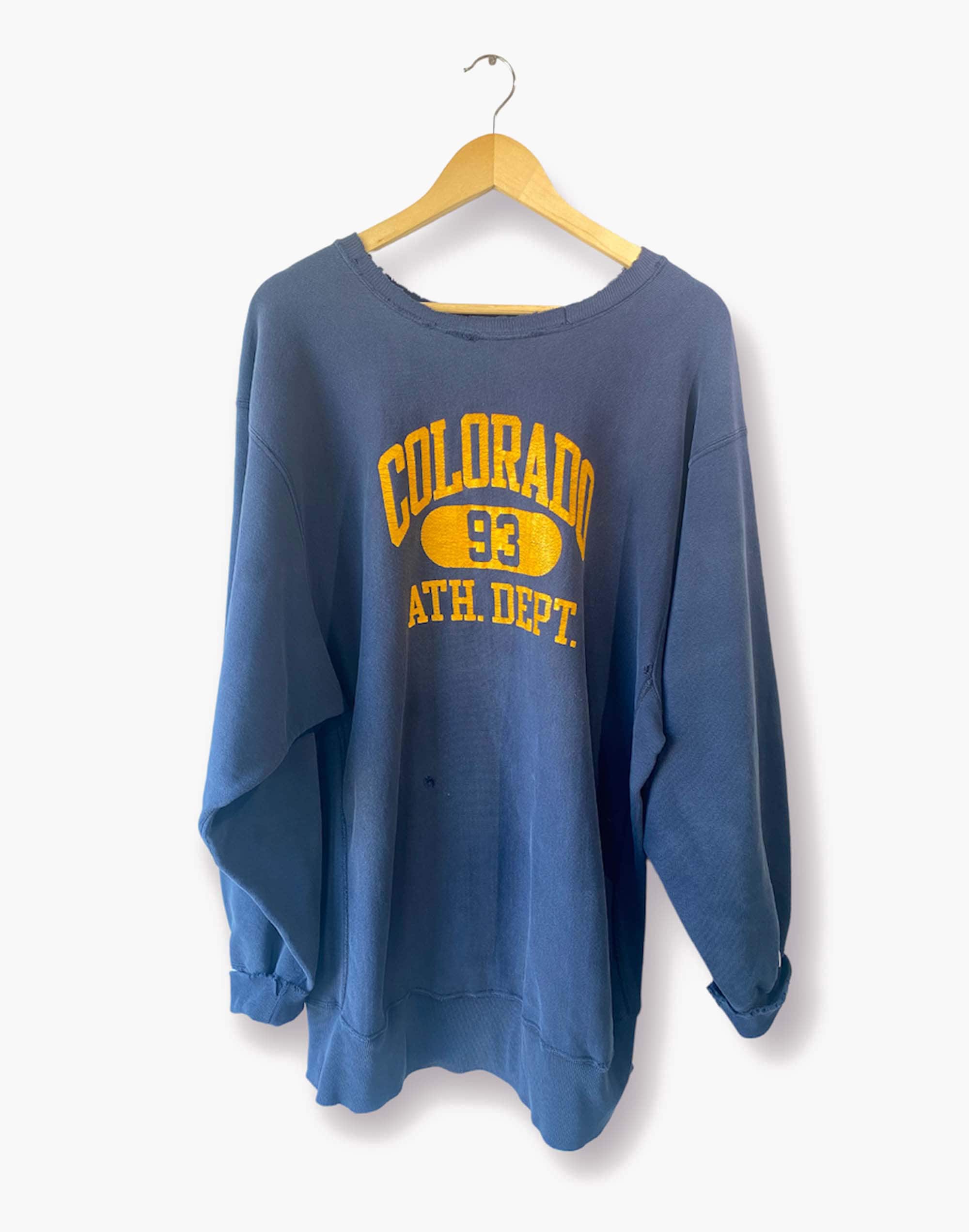 The Curatorial Dept. Vintage Champion Reverse Weave Colorado Athletic Dept.  Sweatshirt