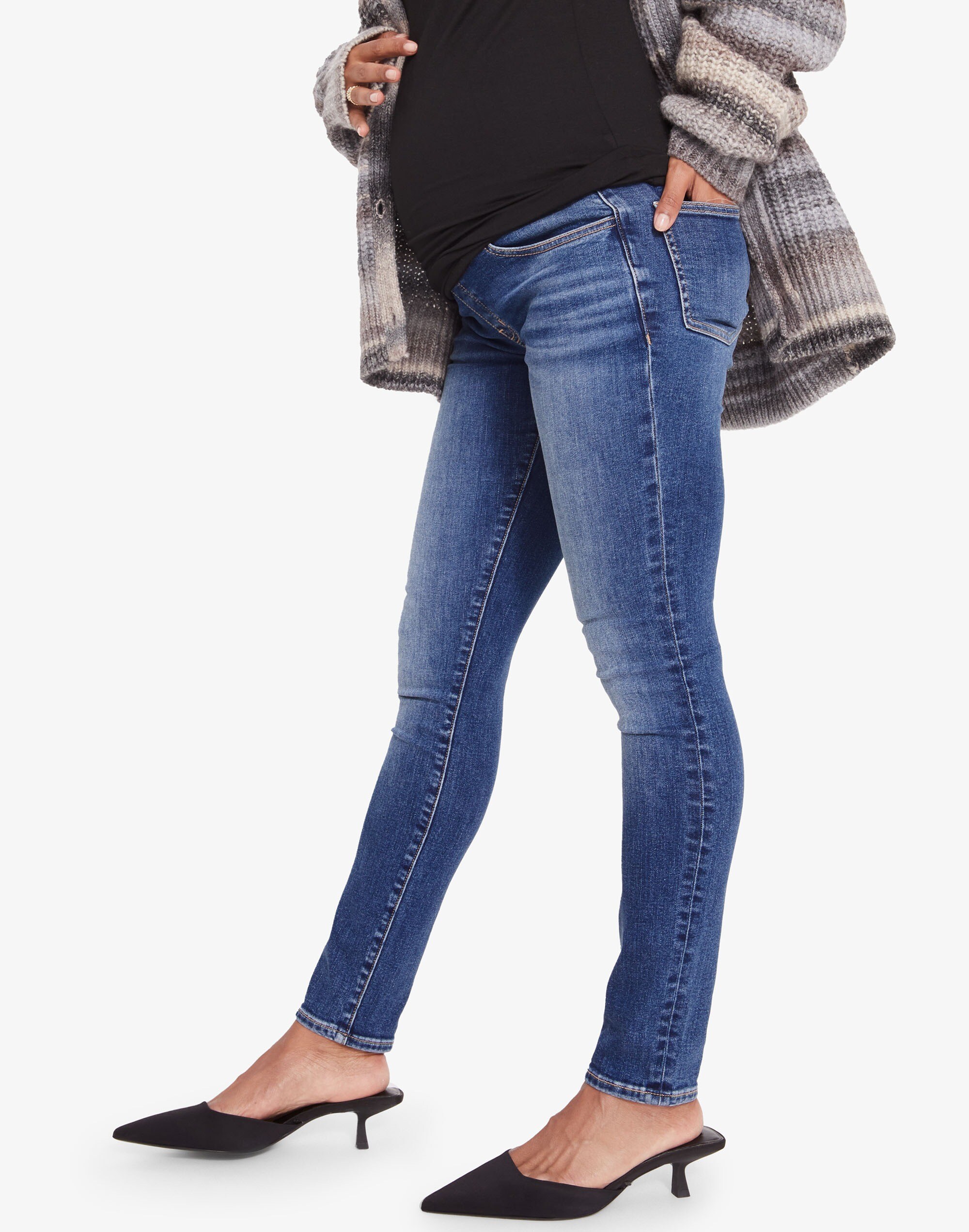 HATCH Collection the Over Bump Slim Maternity Jean