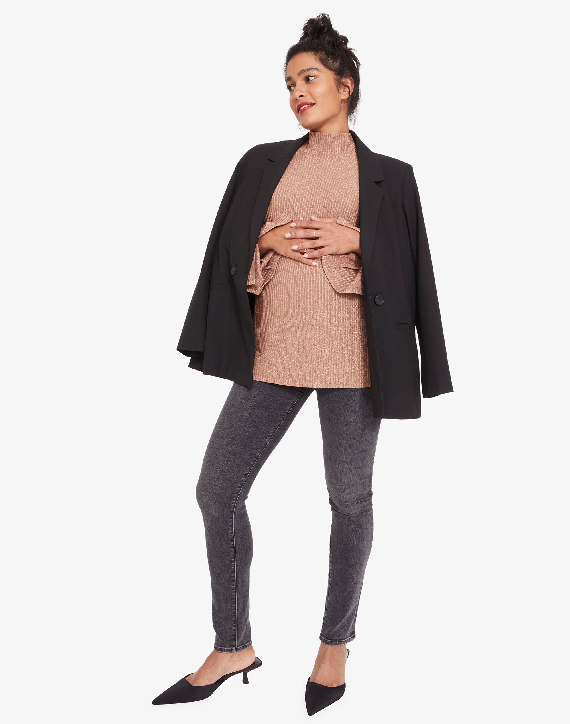hatch collection the over the bump slim maternity jean