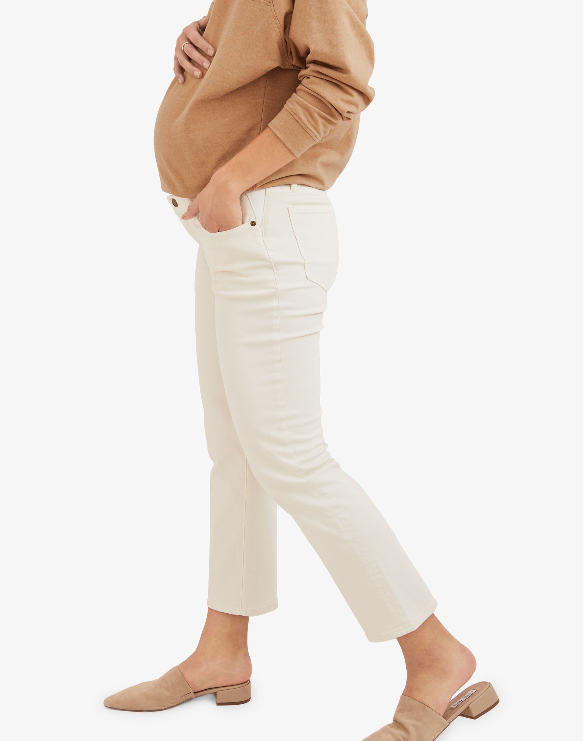 HATCH Collection The Straight Leg Maternity Jean