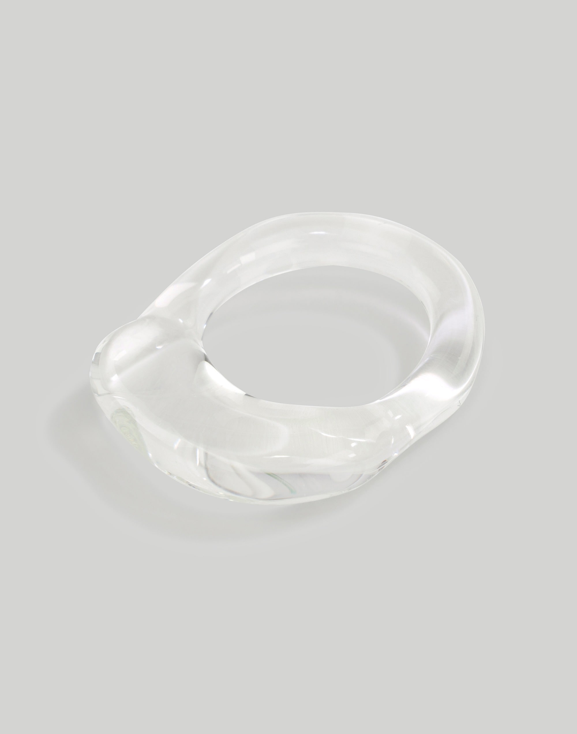 Jane D'Arensbourg Clear Glass Thick Band