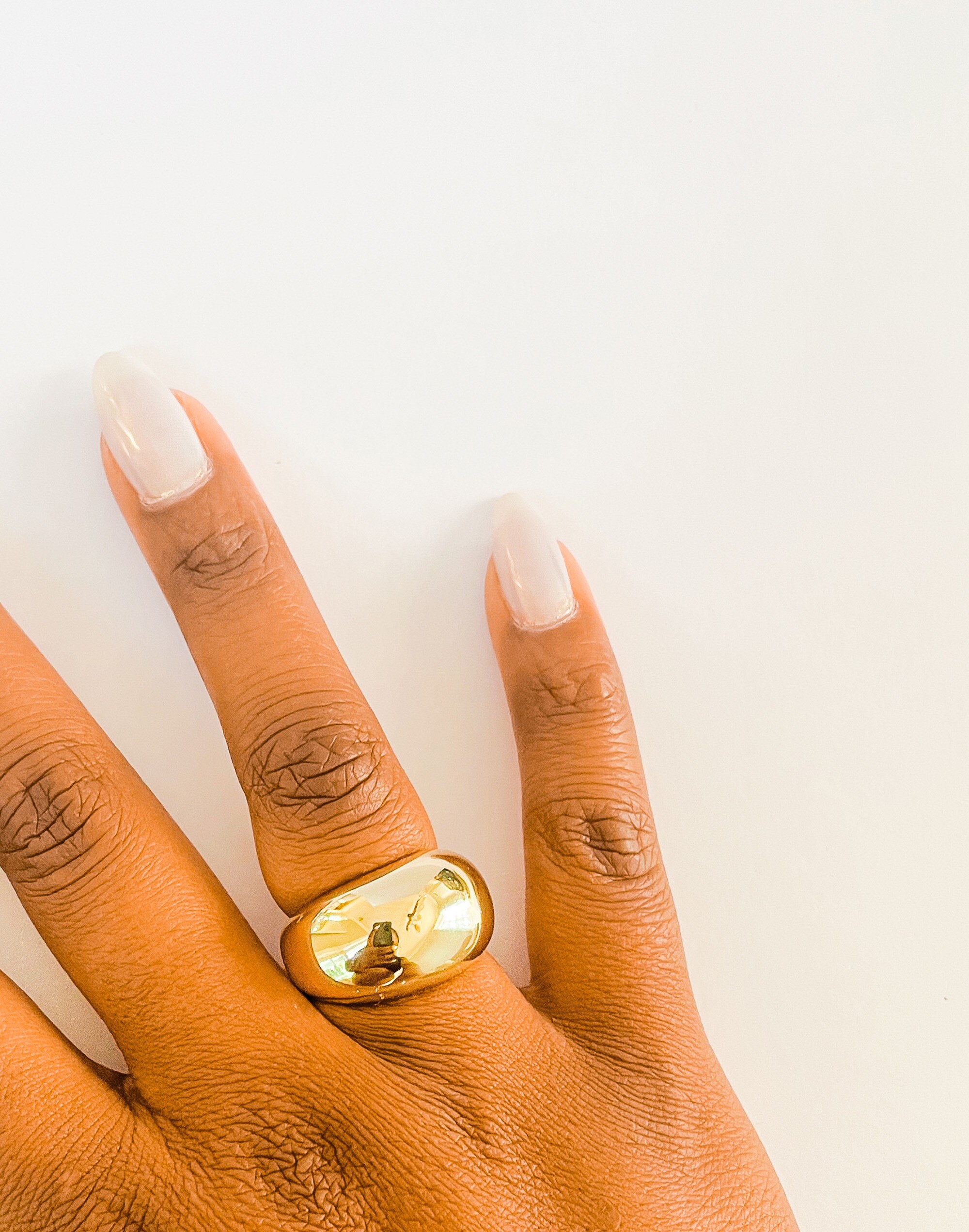Abcrete & Co. The Adjustable Bold Dome Ring