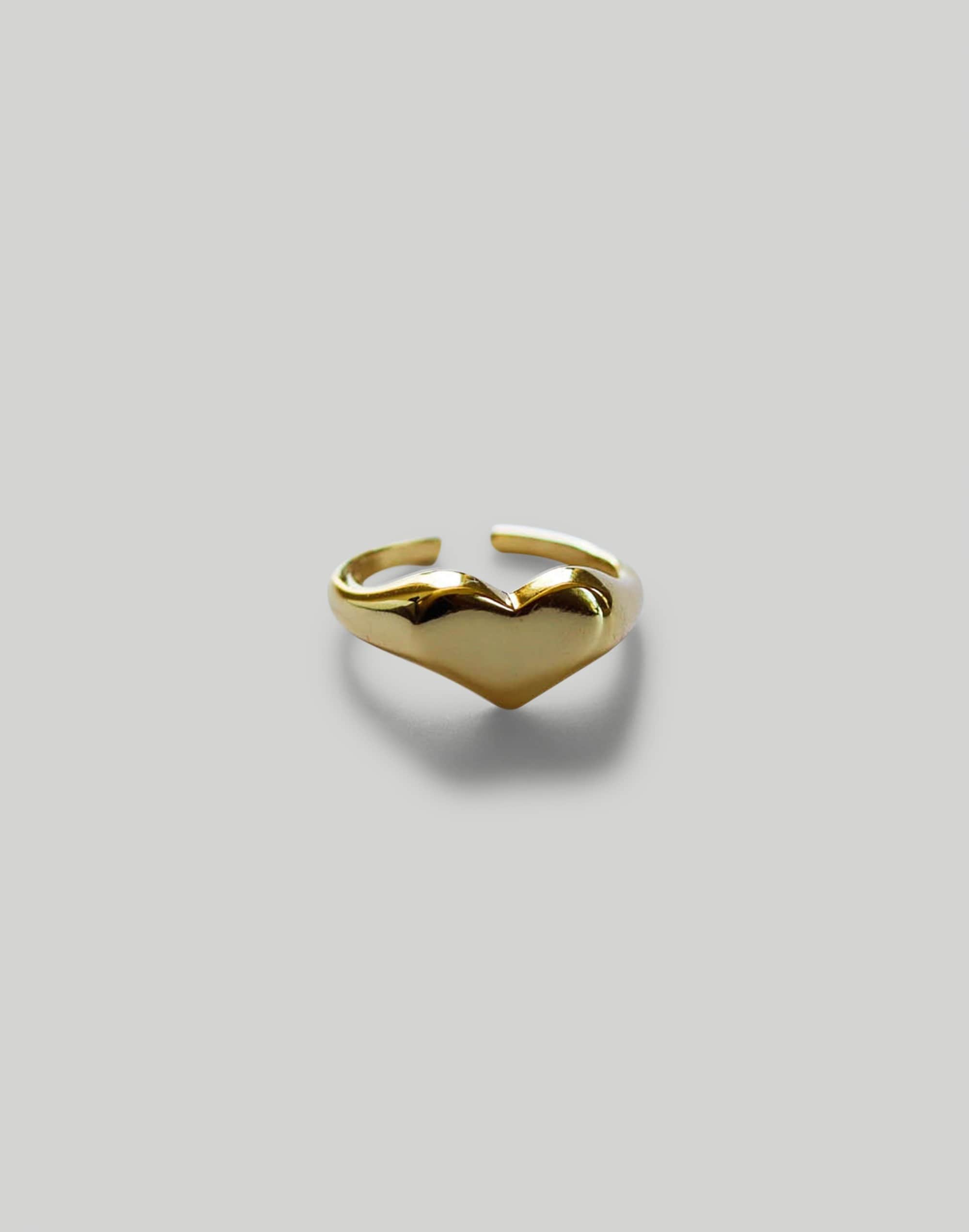 Abcrete & Co. The Chunky Heart Adjustable Ring