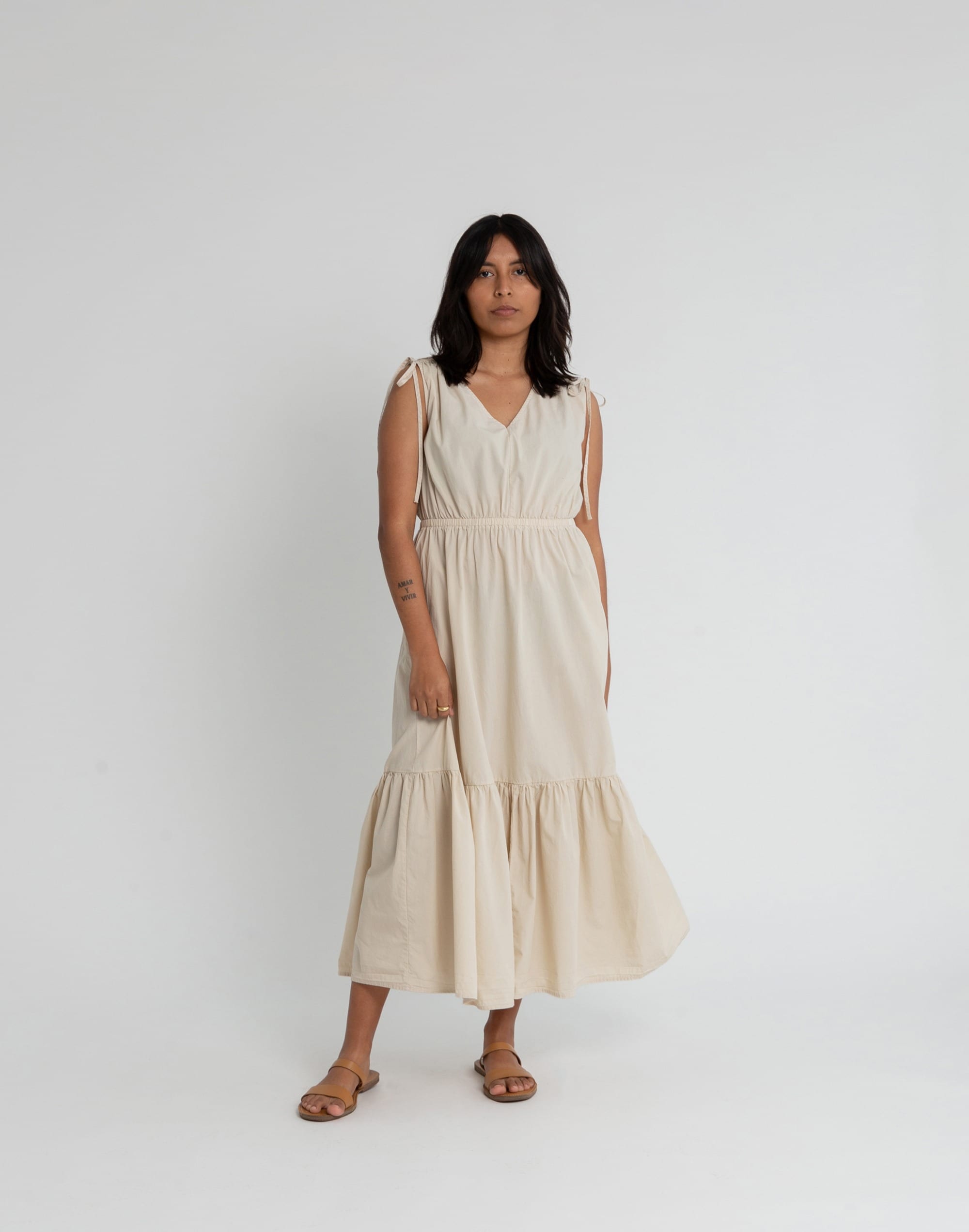 minimalist satin wedding dress A-line Wedding Dress,Satin Modest Wedding Dress,WD00328, US6 / Champagne