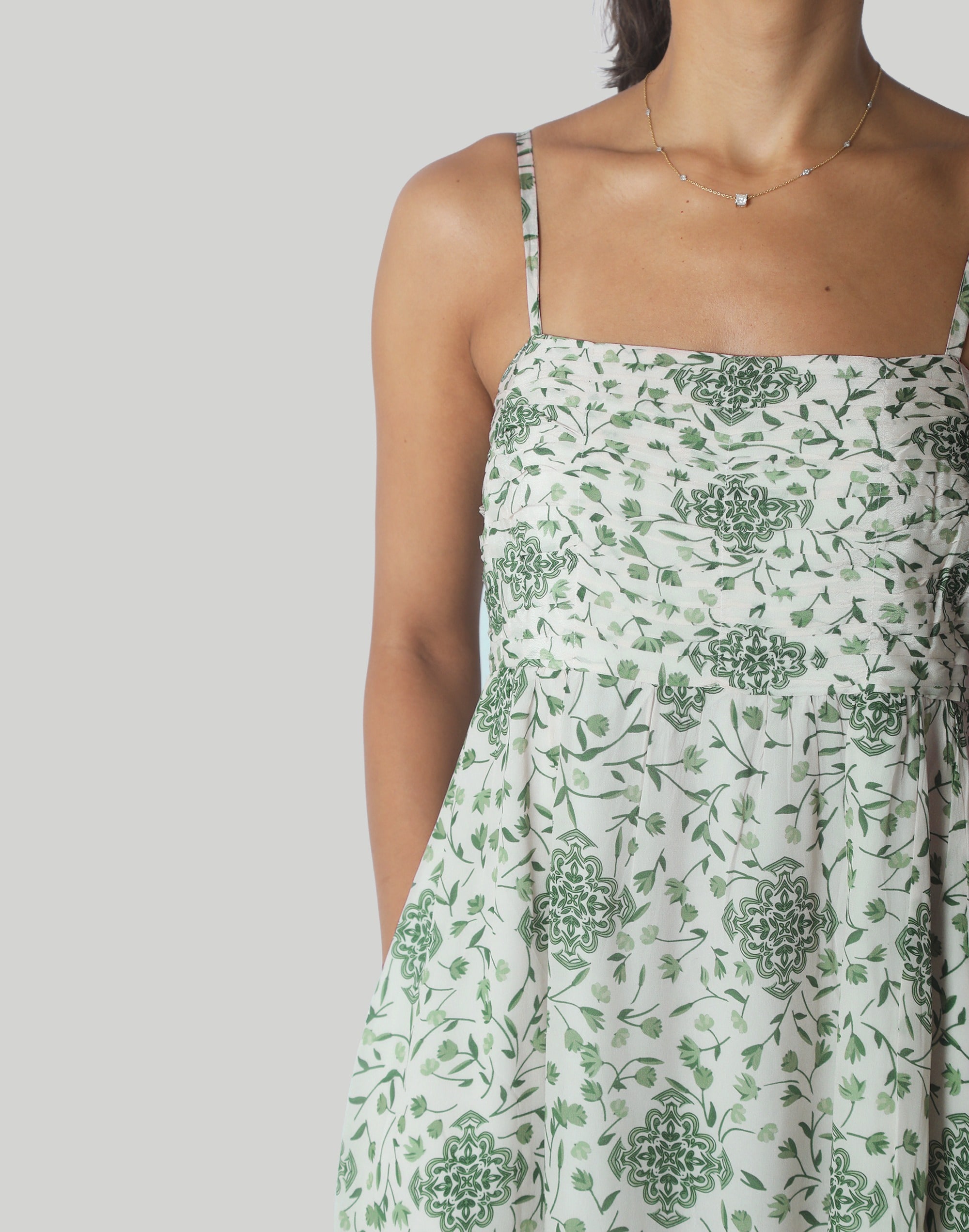 Reistor The Jade Ruched Maxi Dress