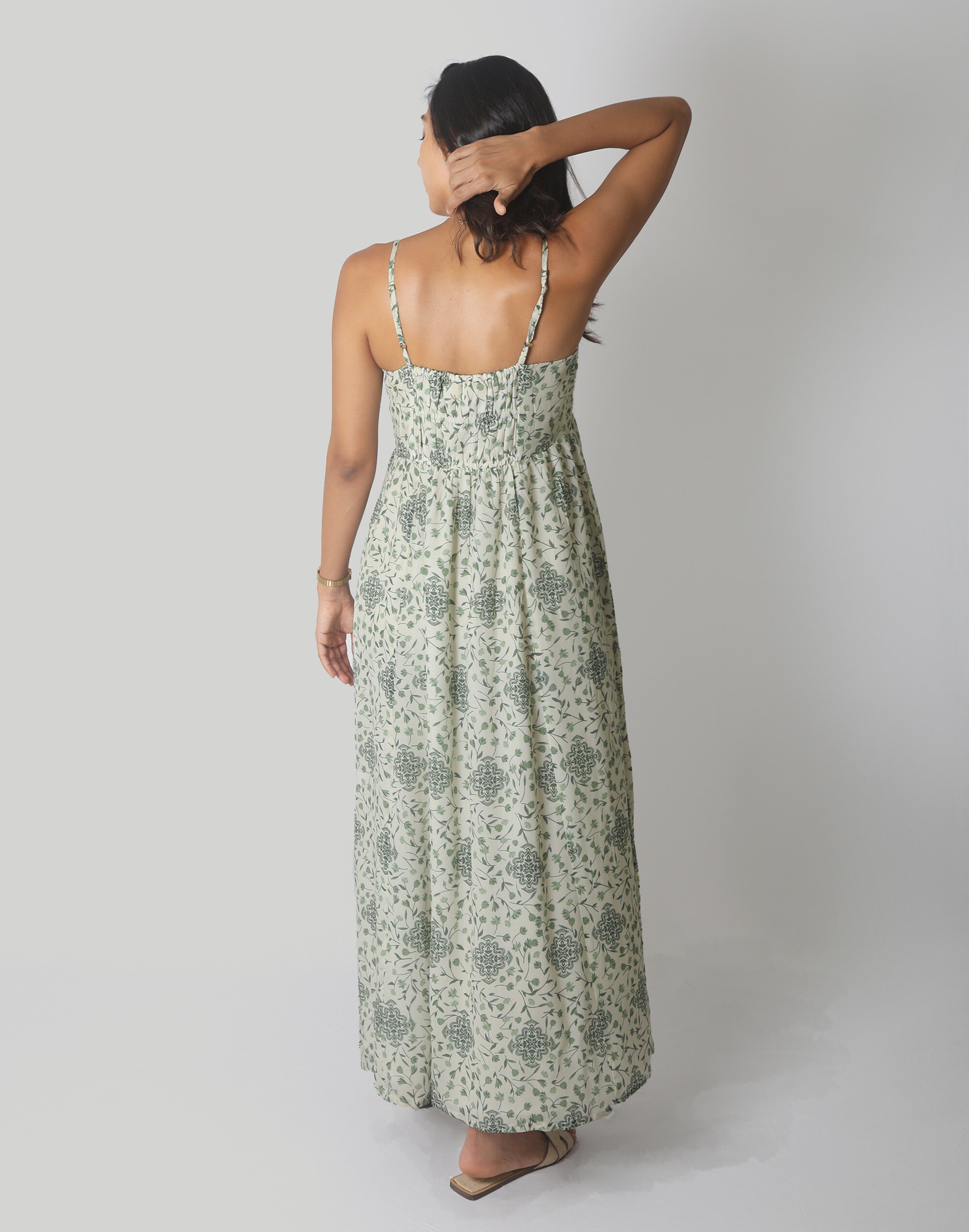 Reistor The Jade Ruched Maxi Dress