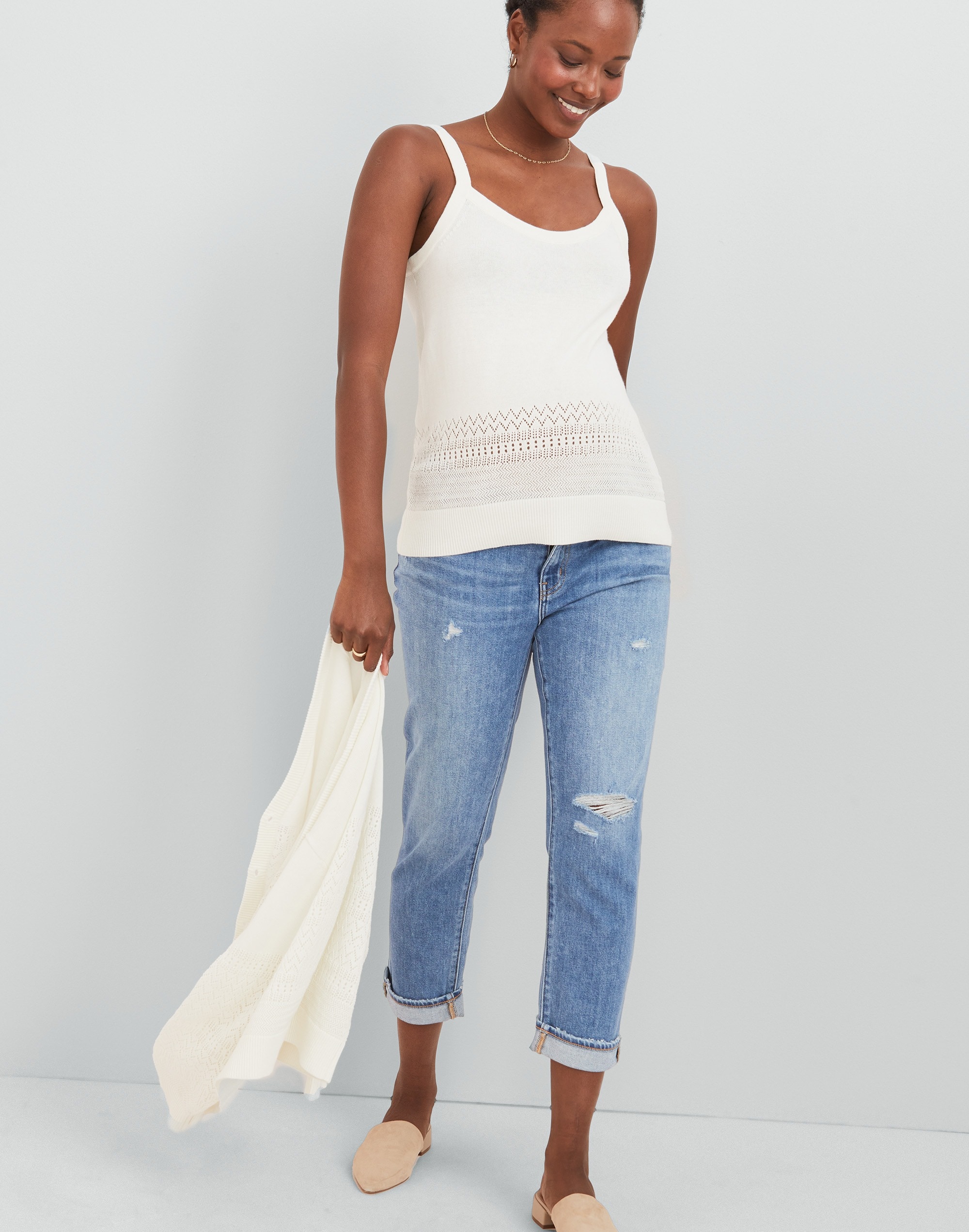 HATCH Collection The Marley Knit Maternity Tank