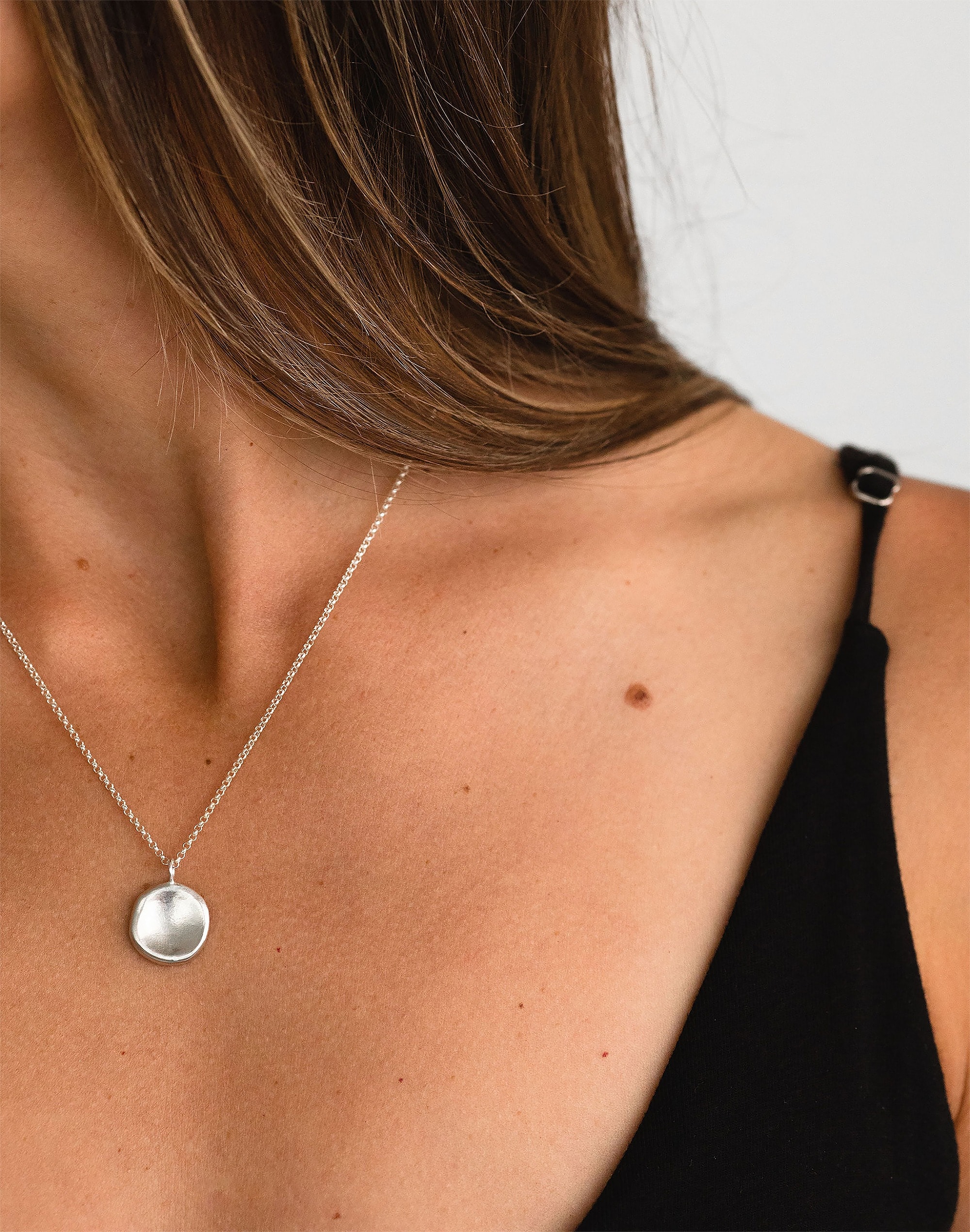 Sheena Marshall Jewelry Organic Molten Pendant Necklace