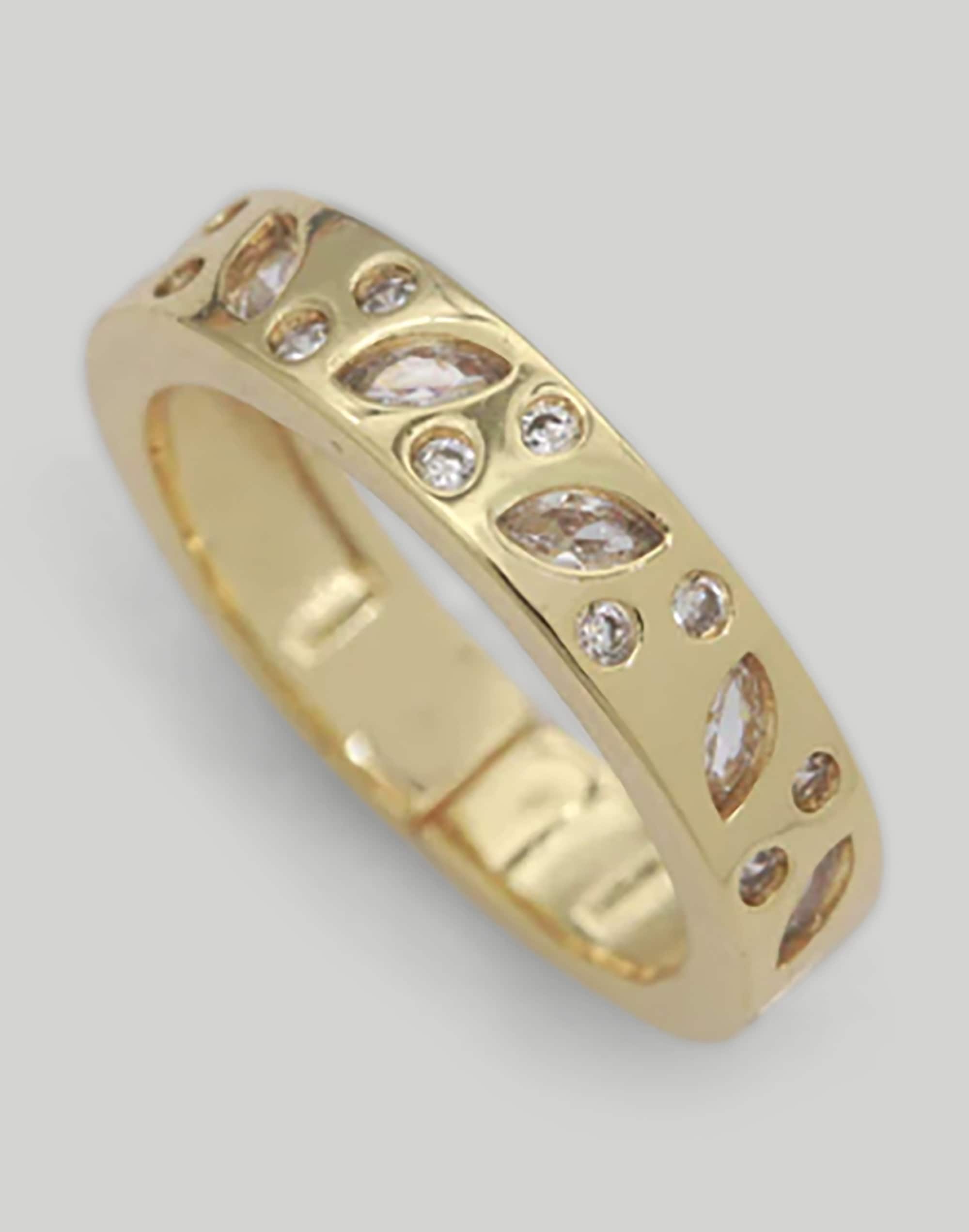 Abcrete & Co. The Gold Stone Stackable Ring