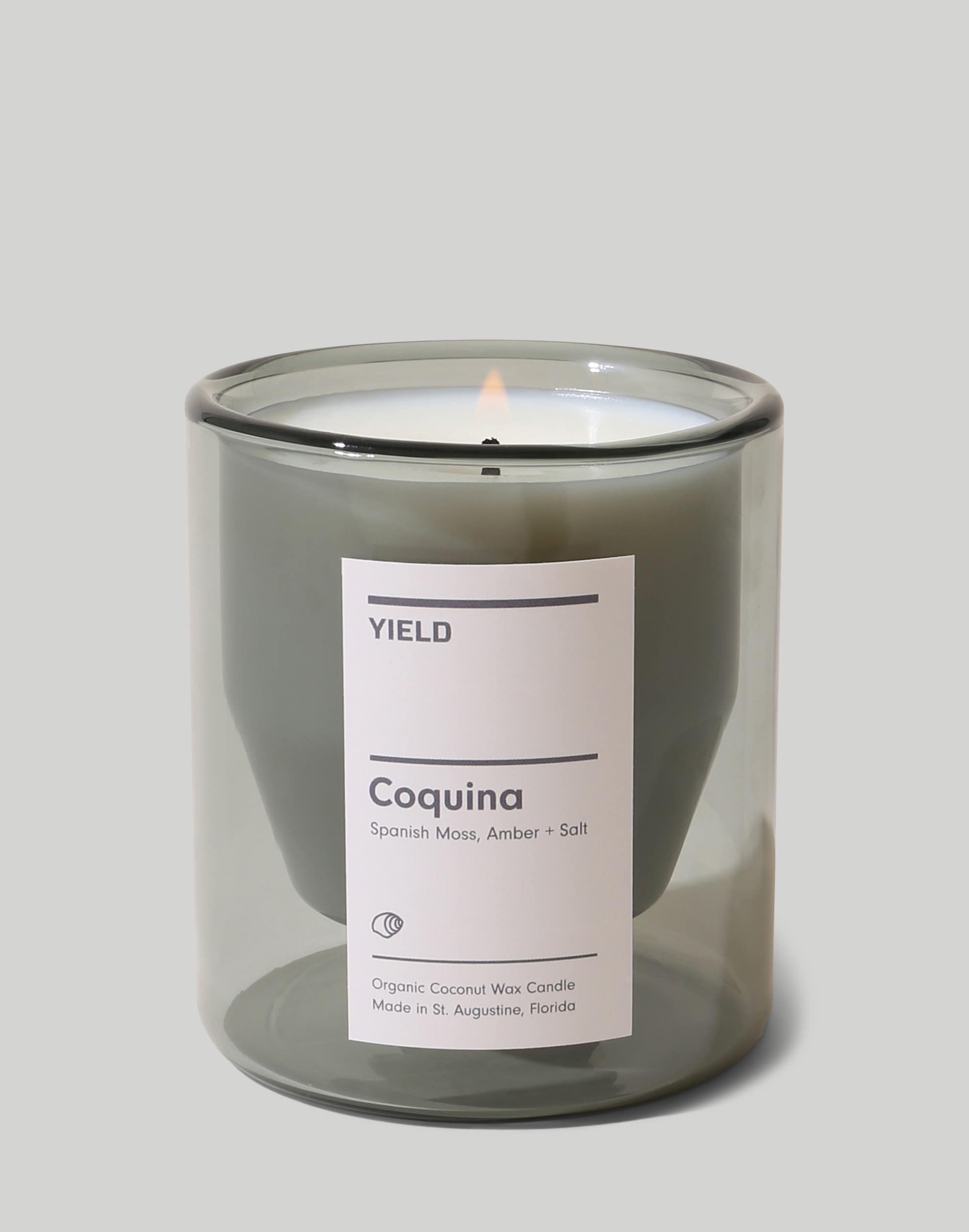 YIELD 6oz Double-Wall Glass Candle: Coquina