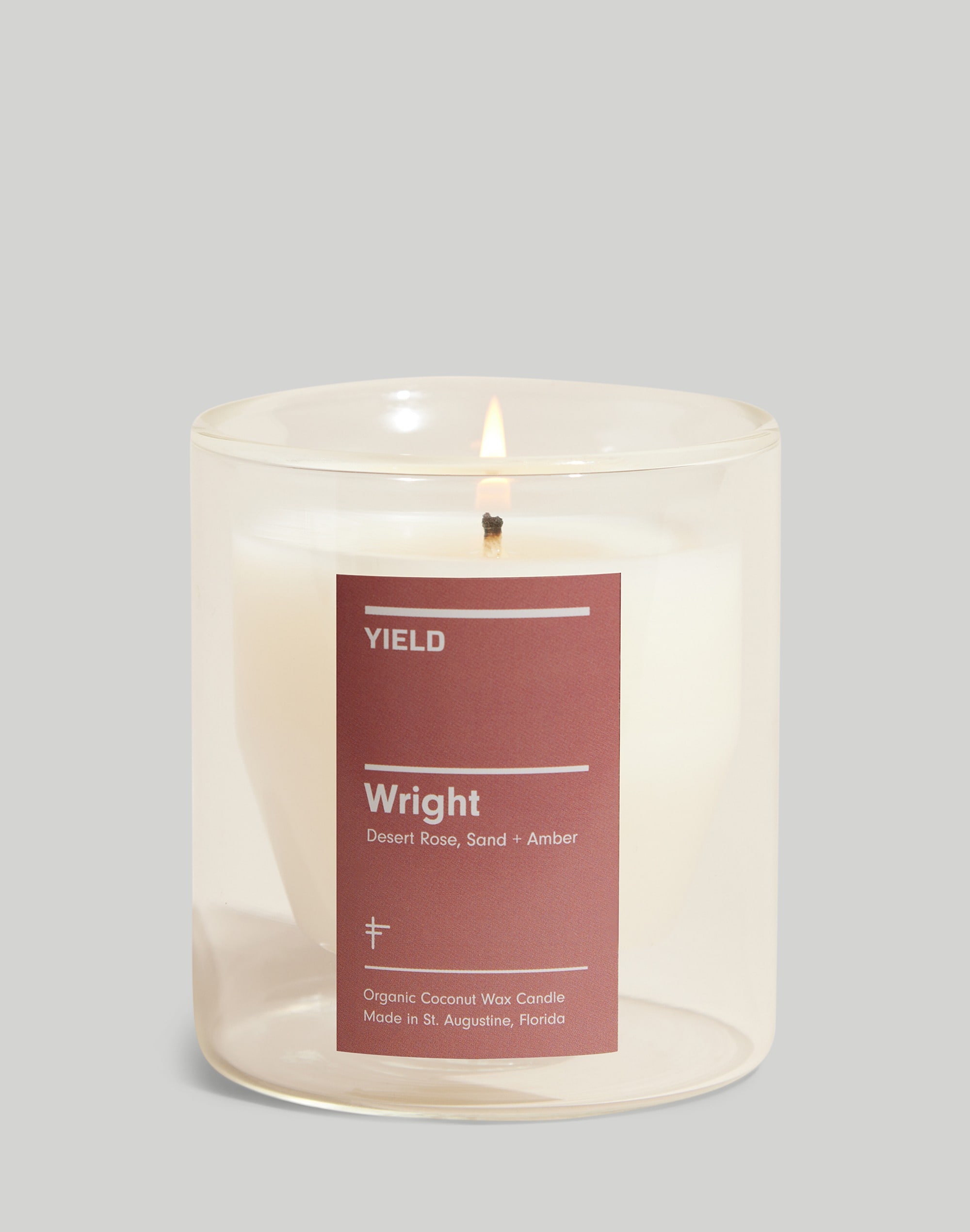 YIELD 6oz Double-Wall Glass Candle: Wright