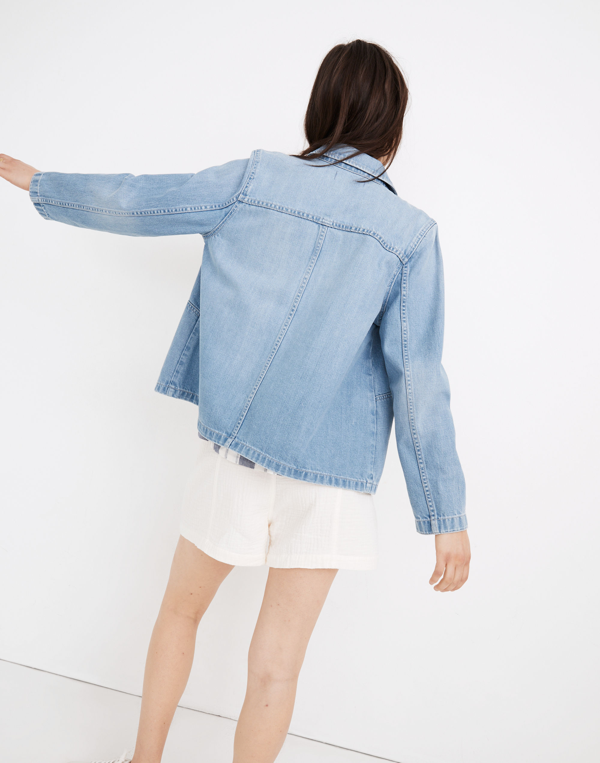 Denim Swing Chore Jacket in Vinmont Wash