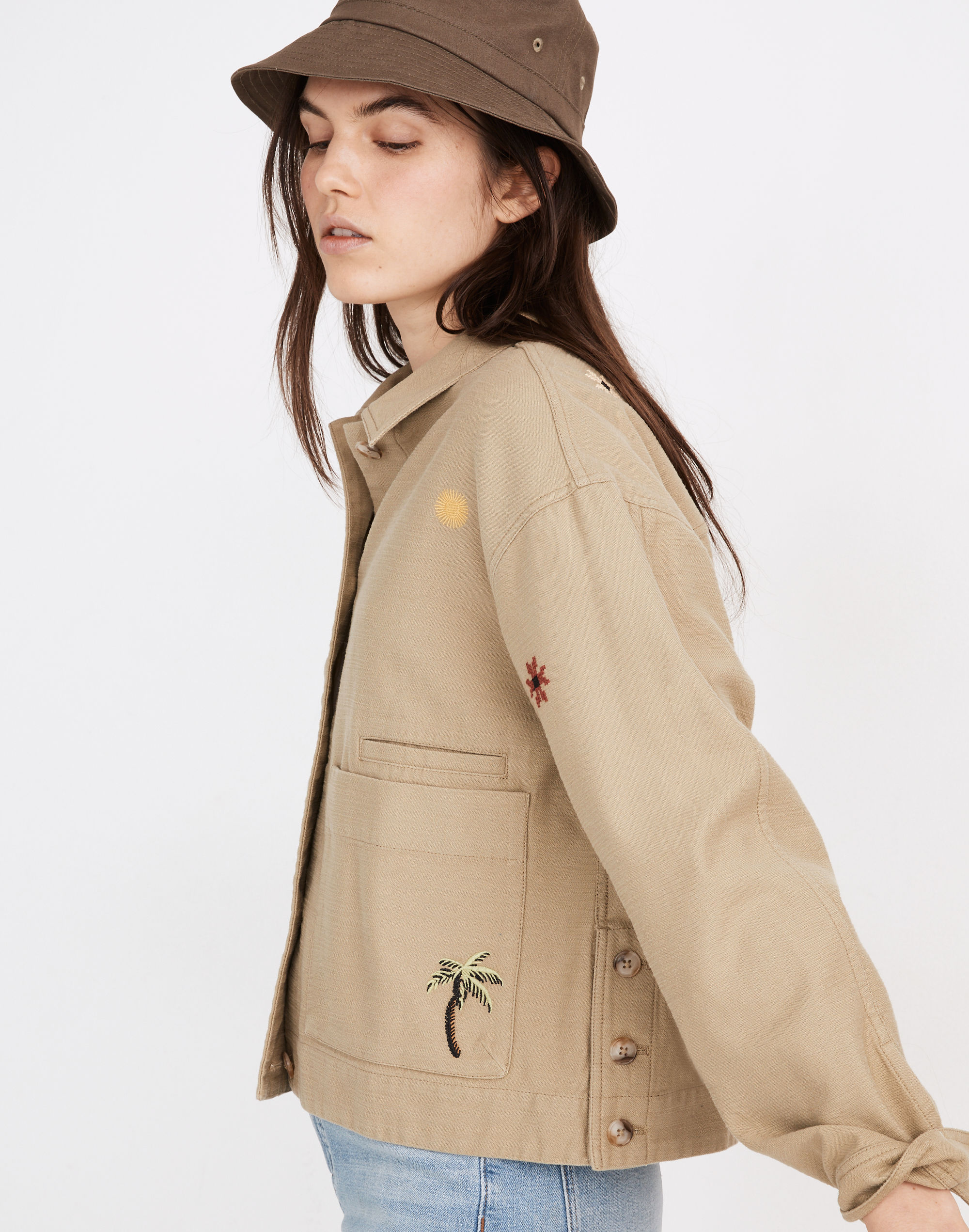 Embroidered Chore Jacket