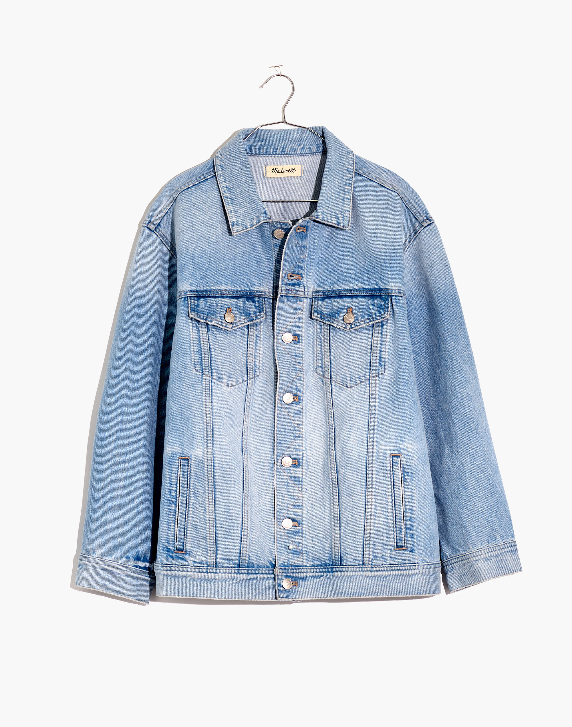 The Oversized Trucker Jean Jacket in Whitmore Wash