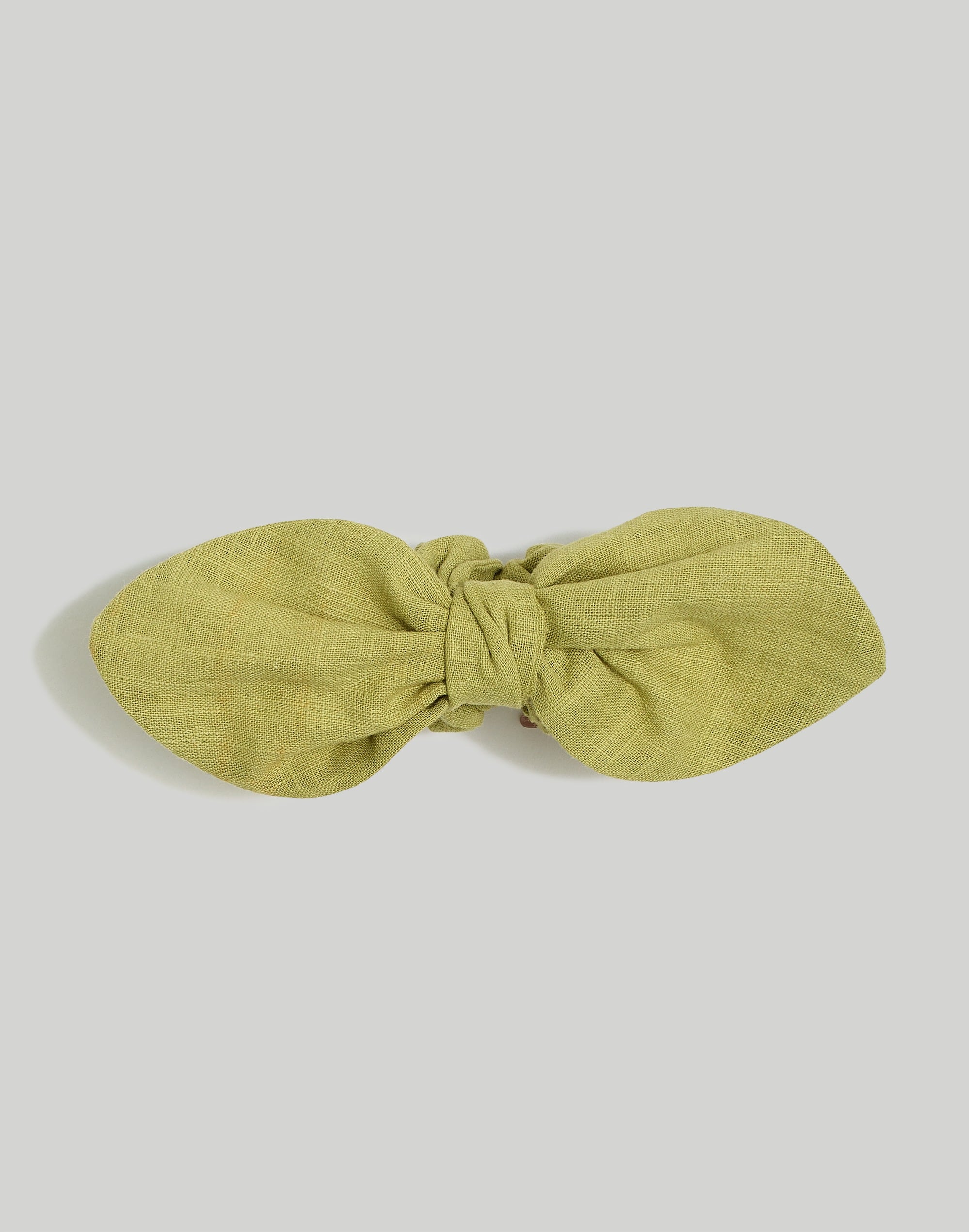 Mw Bow Claw Hair Clip In Green
