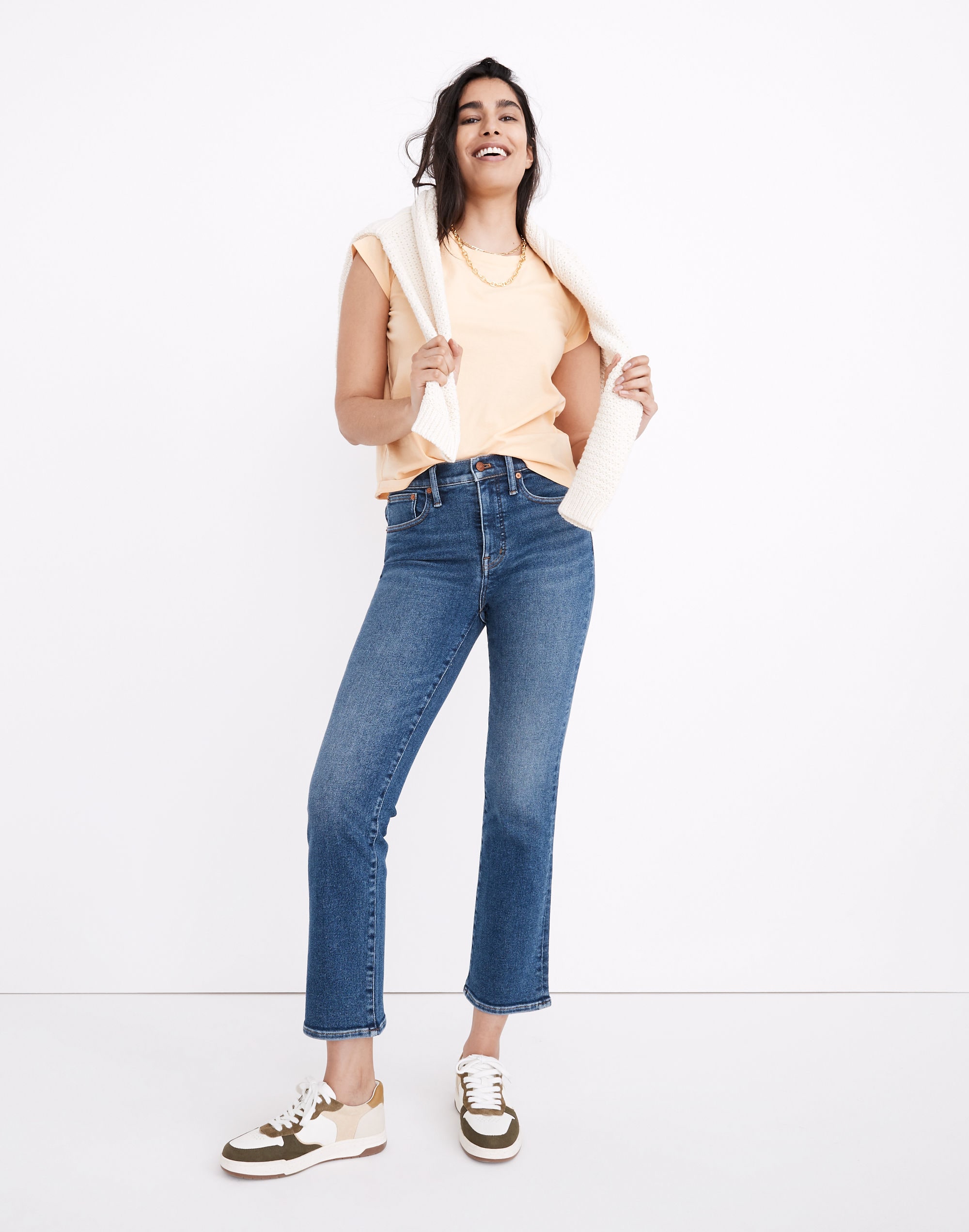 Cali Demi-Boot Jeans in Bodney Wash