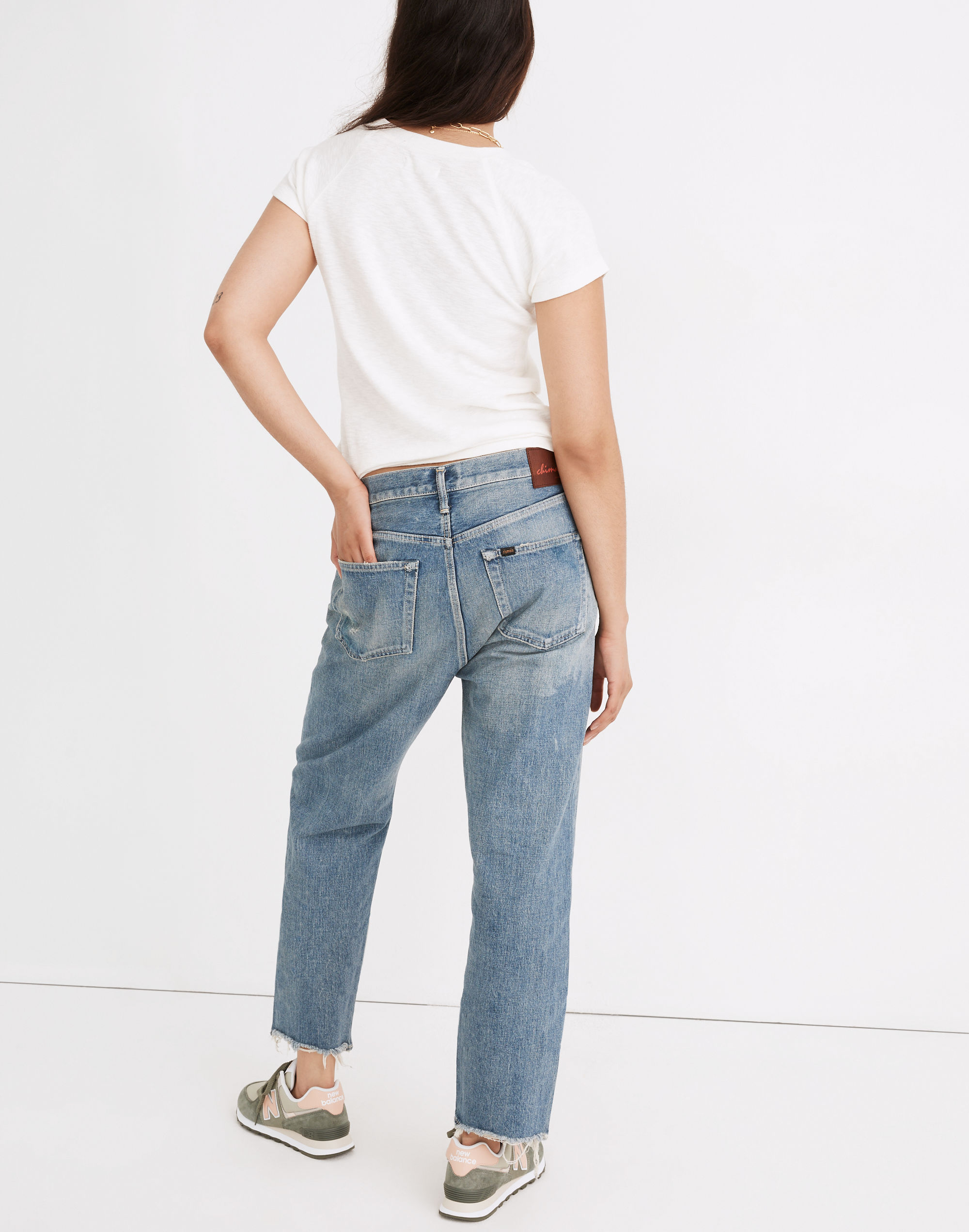 Chimala&reg; Selvedge Wide Tapered Cut Jeans