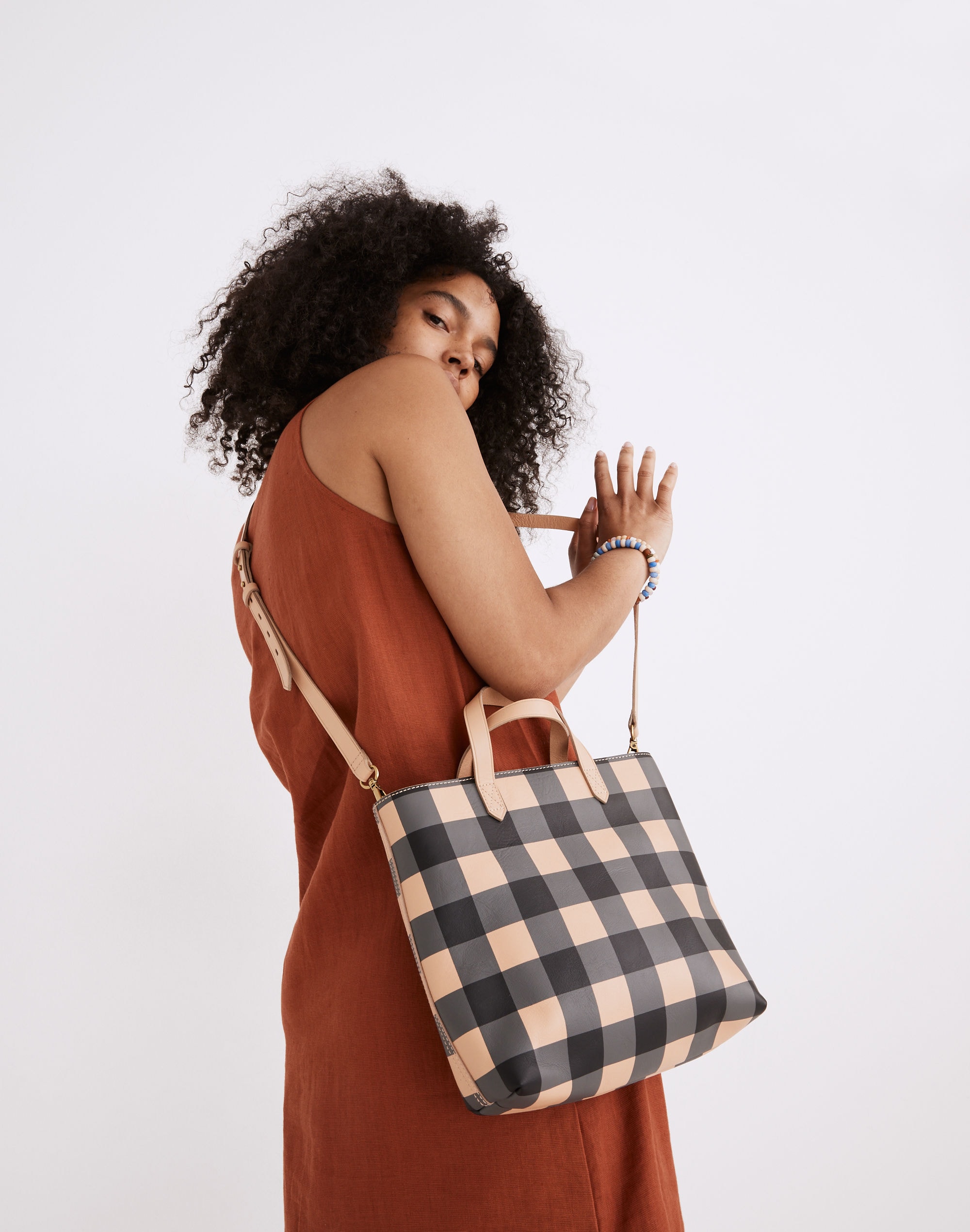 The Zip-Top Transport Crossbody: Gingham Edition