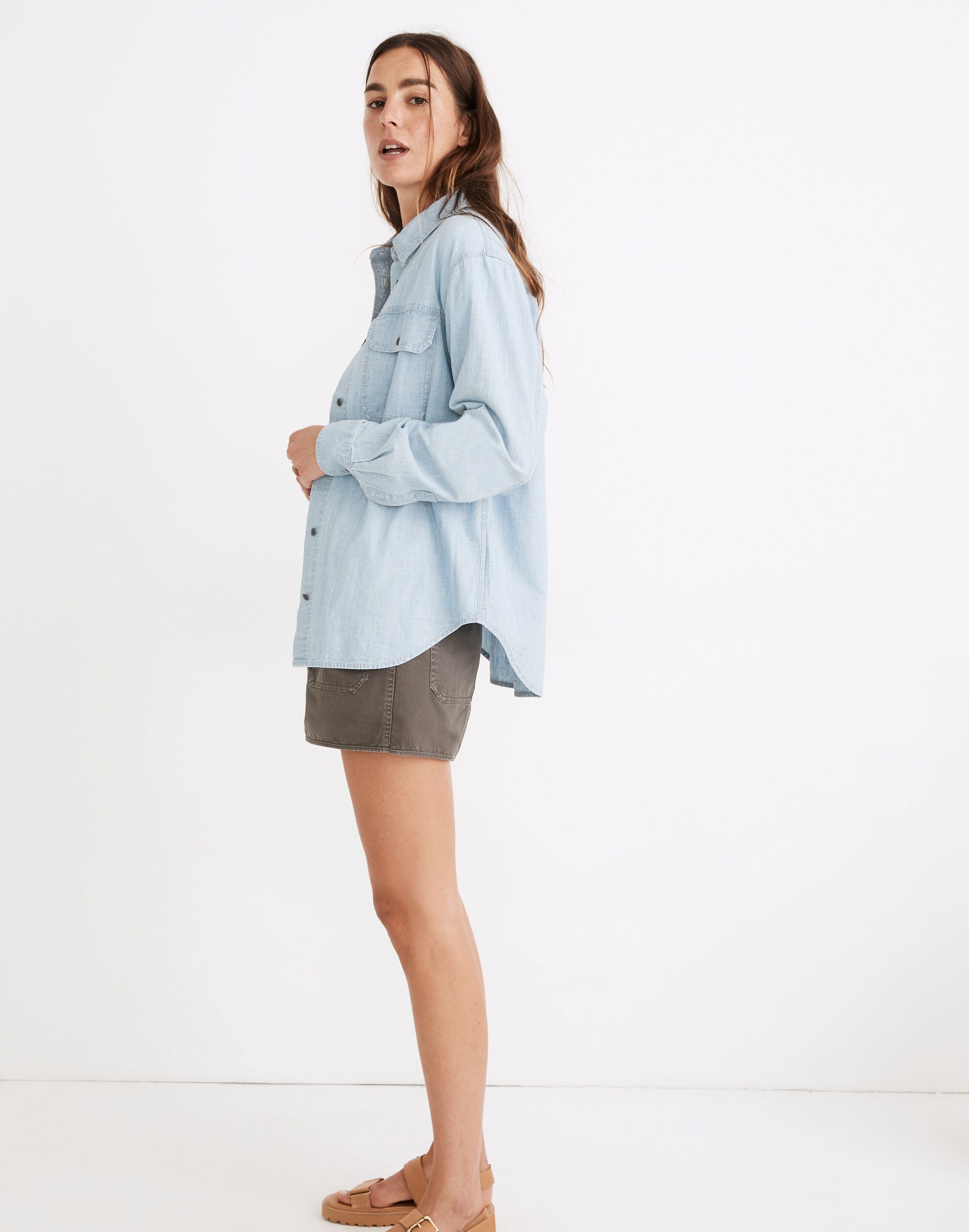 Chambray Button-Up Workshirt