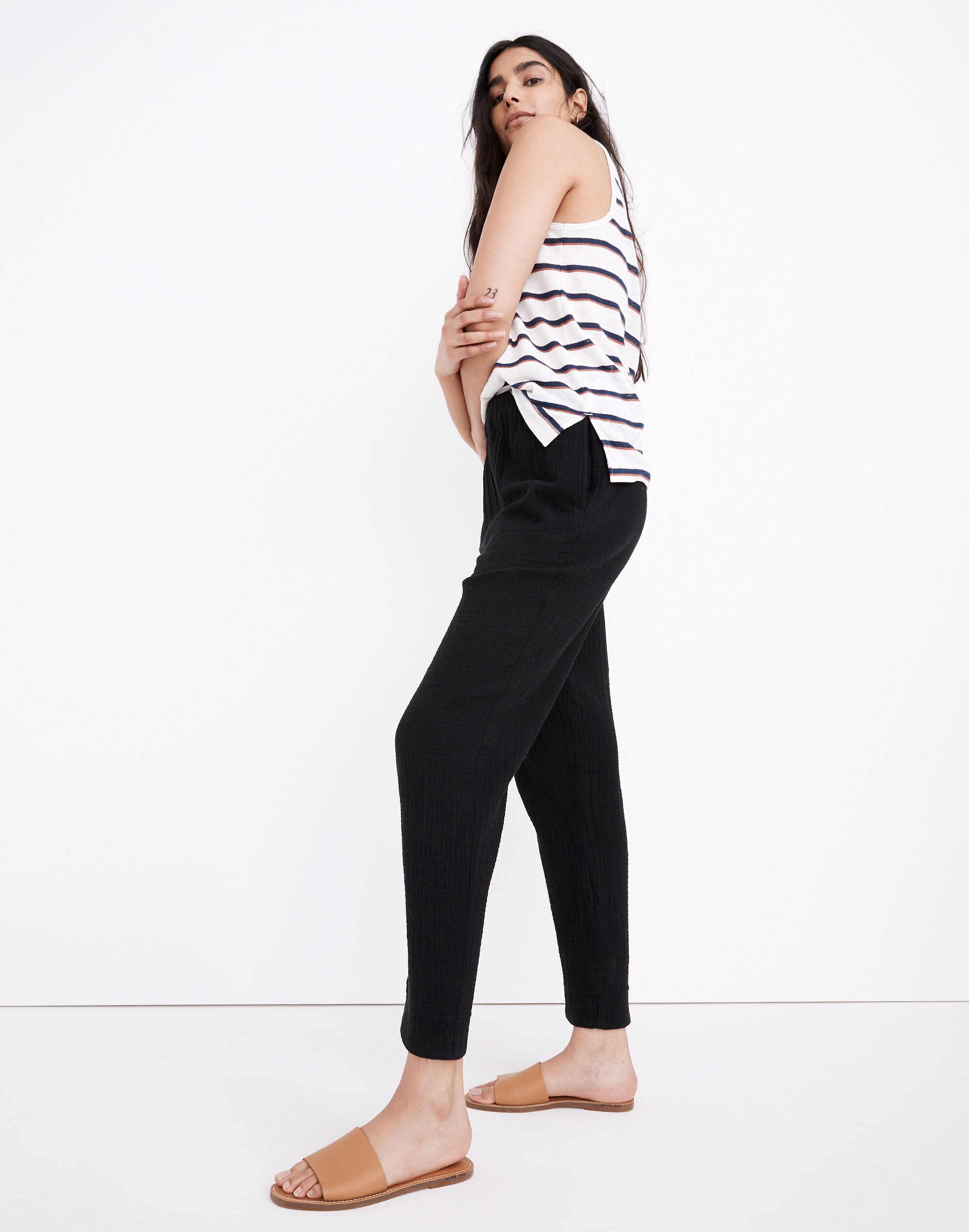 Lightspun Tapered Huston Pull-On Crop Pants
