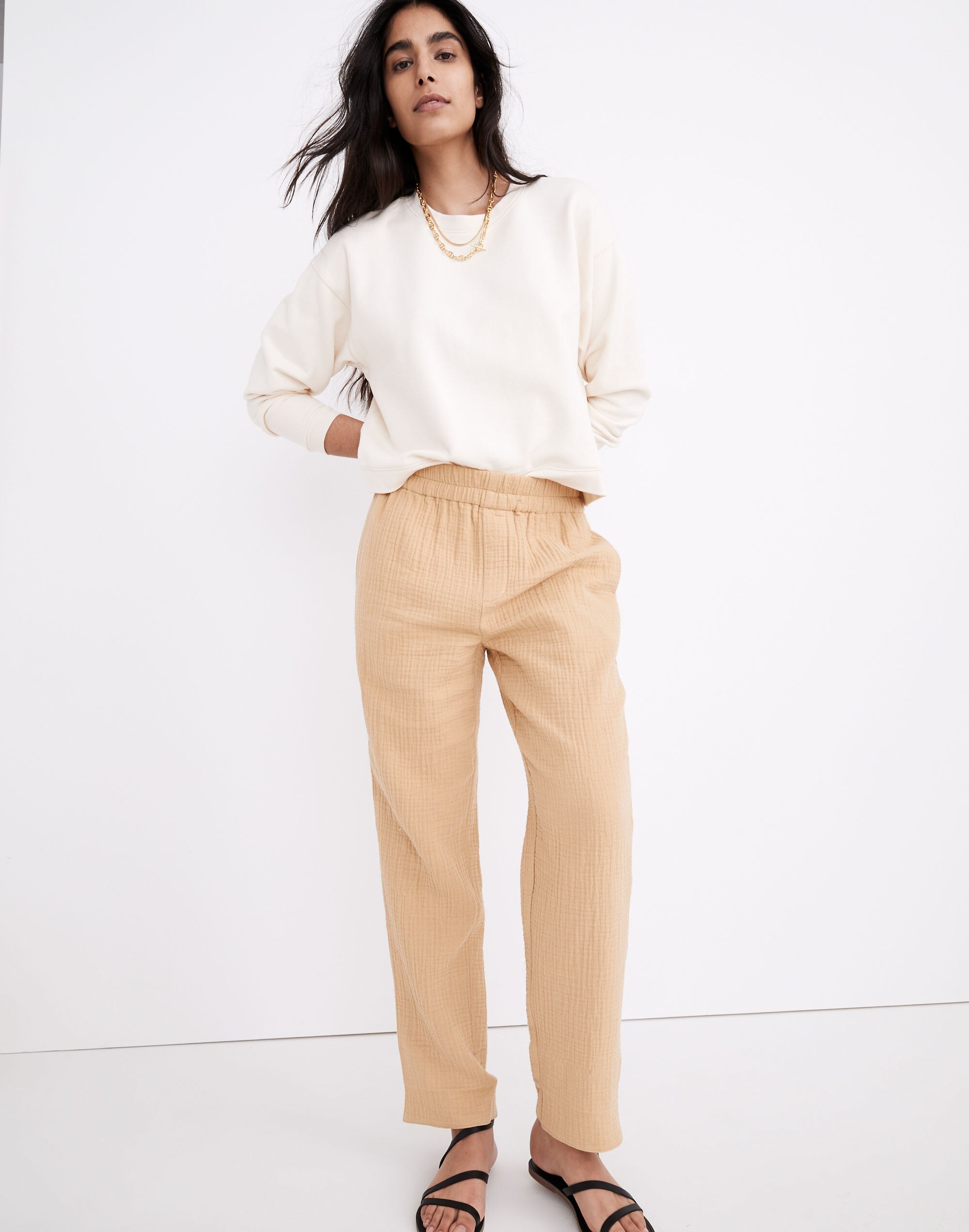 Lightspun Tapered Huston Pull-On Crop Pants