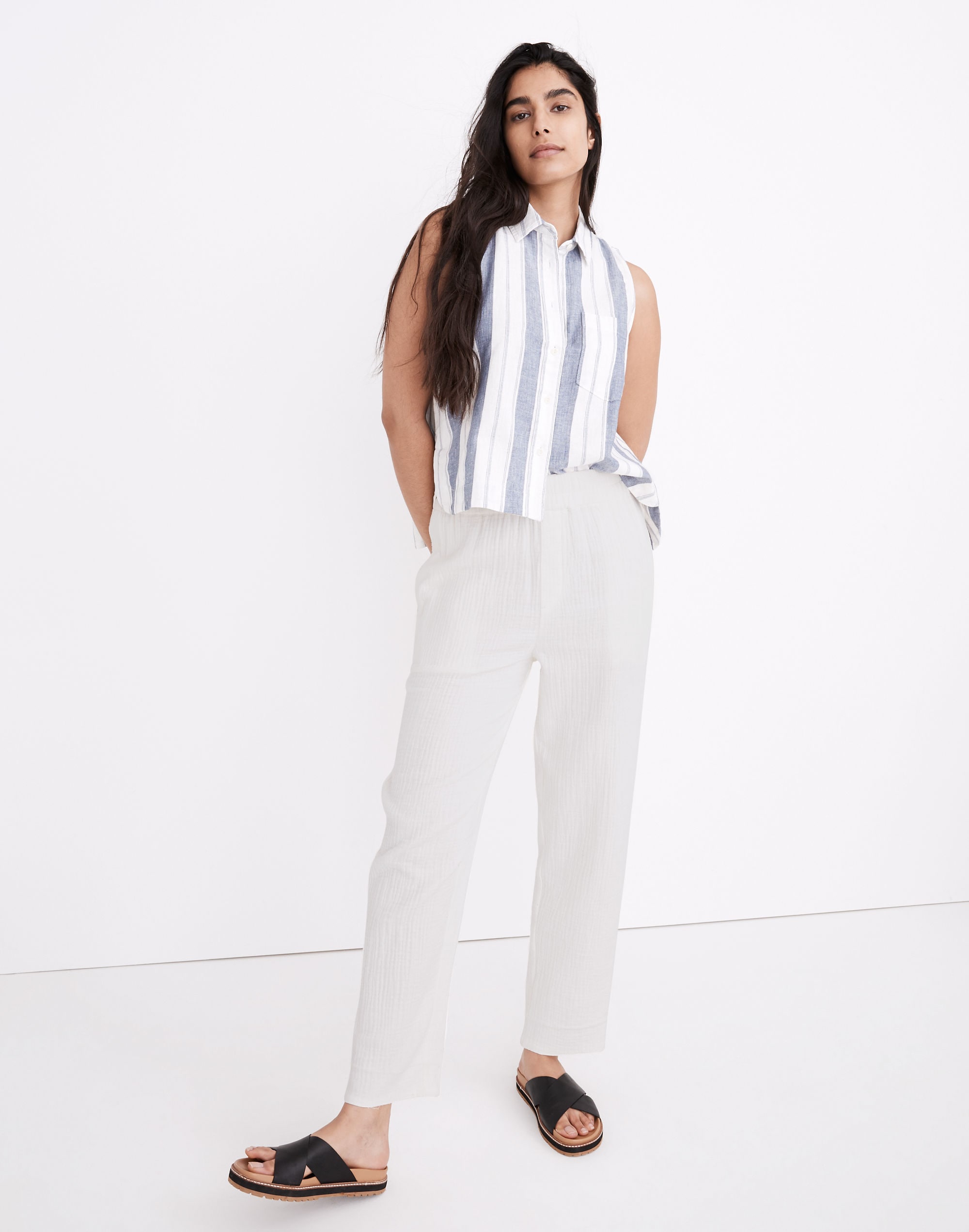 Lightspun Tapered Huston Pull-On Crop Pants