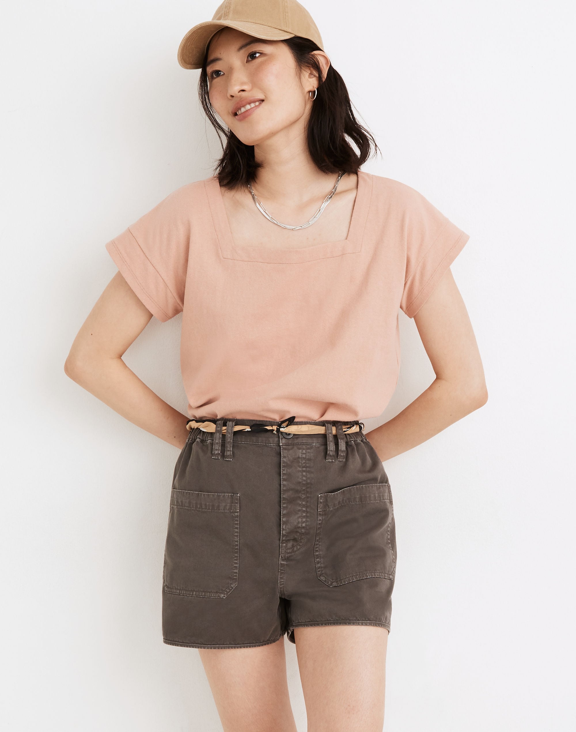 belclaire pull-on shorts