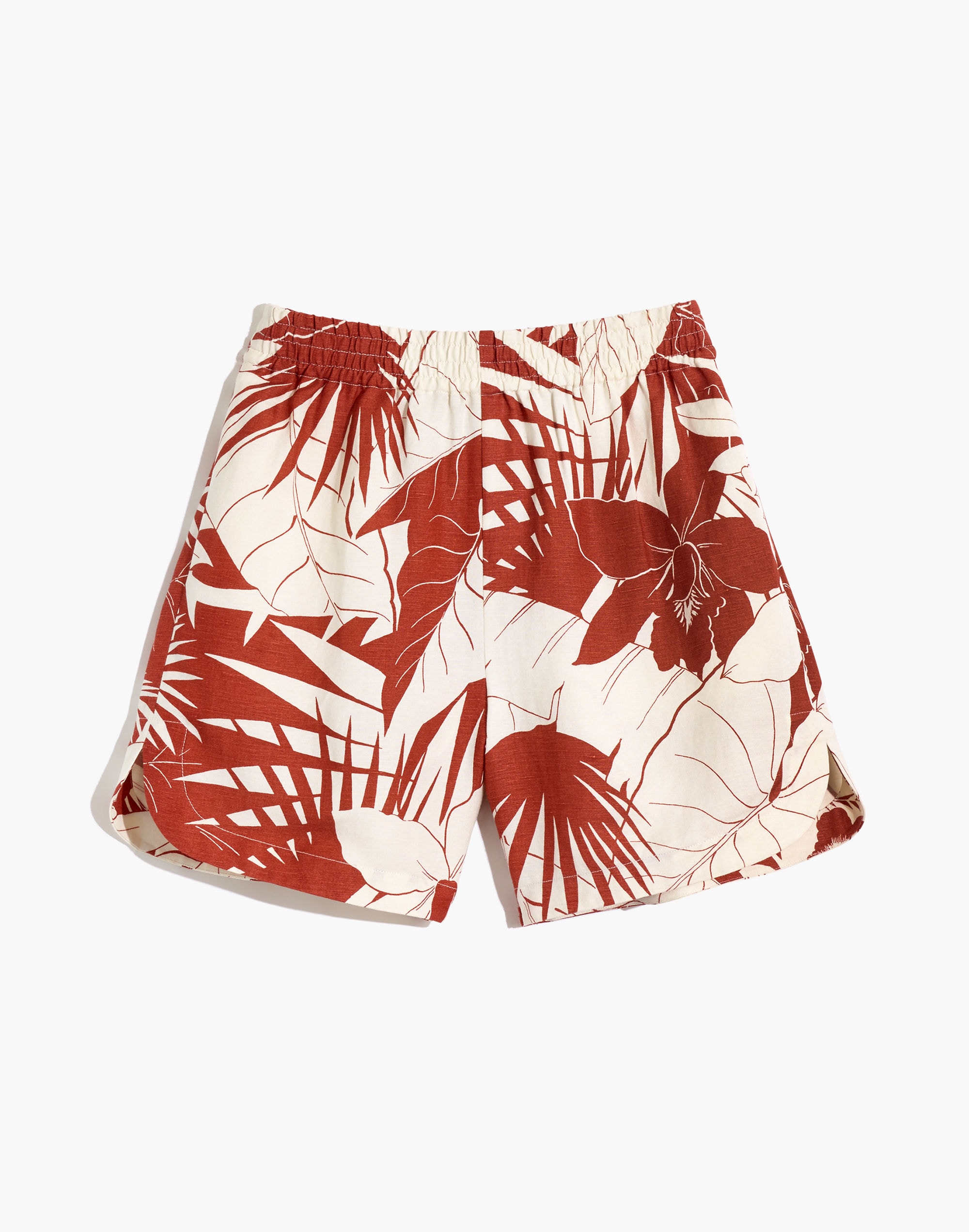 Pull-On Bermuda Shorts in Tropical Vacation