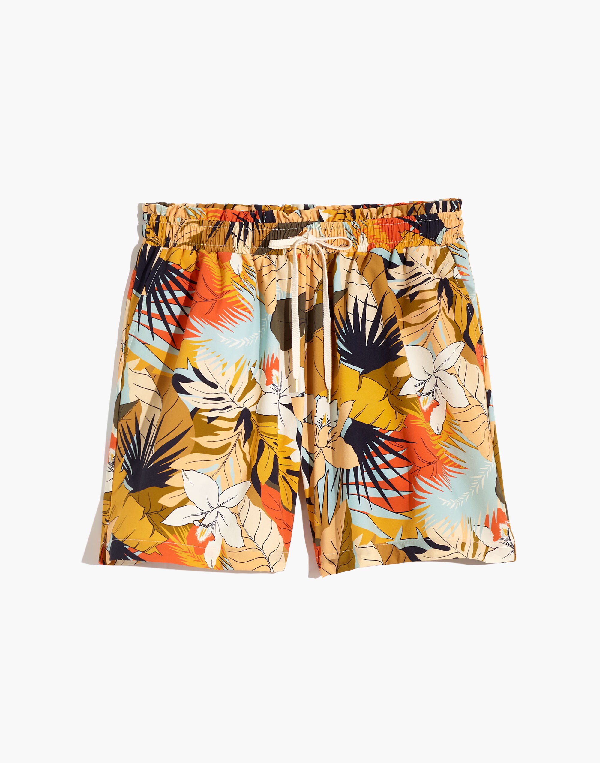Madewell Second Wave Board Shorts in Tropical Vacation