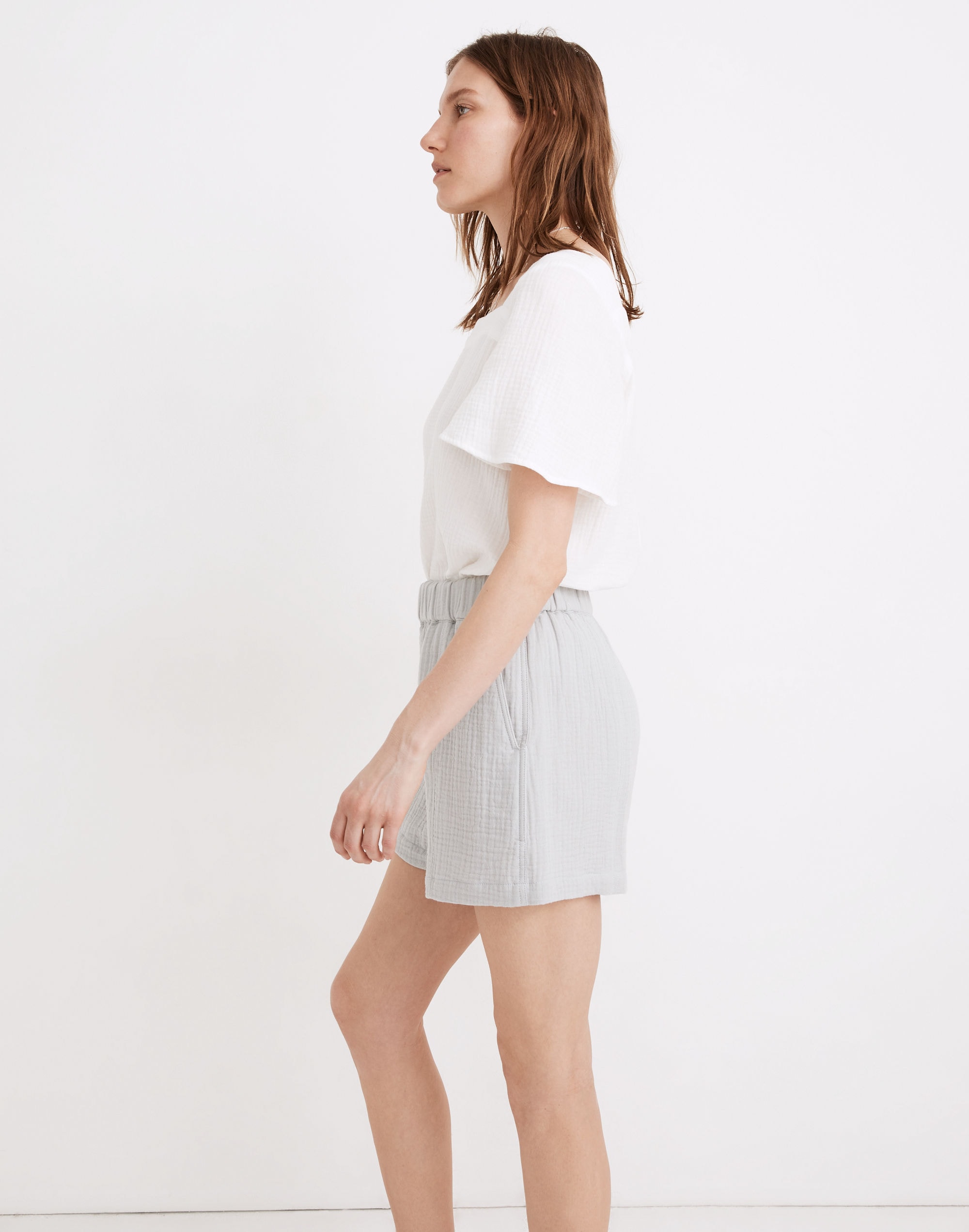 Easy Pull-On Shorts in Lightspun