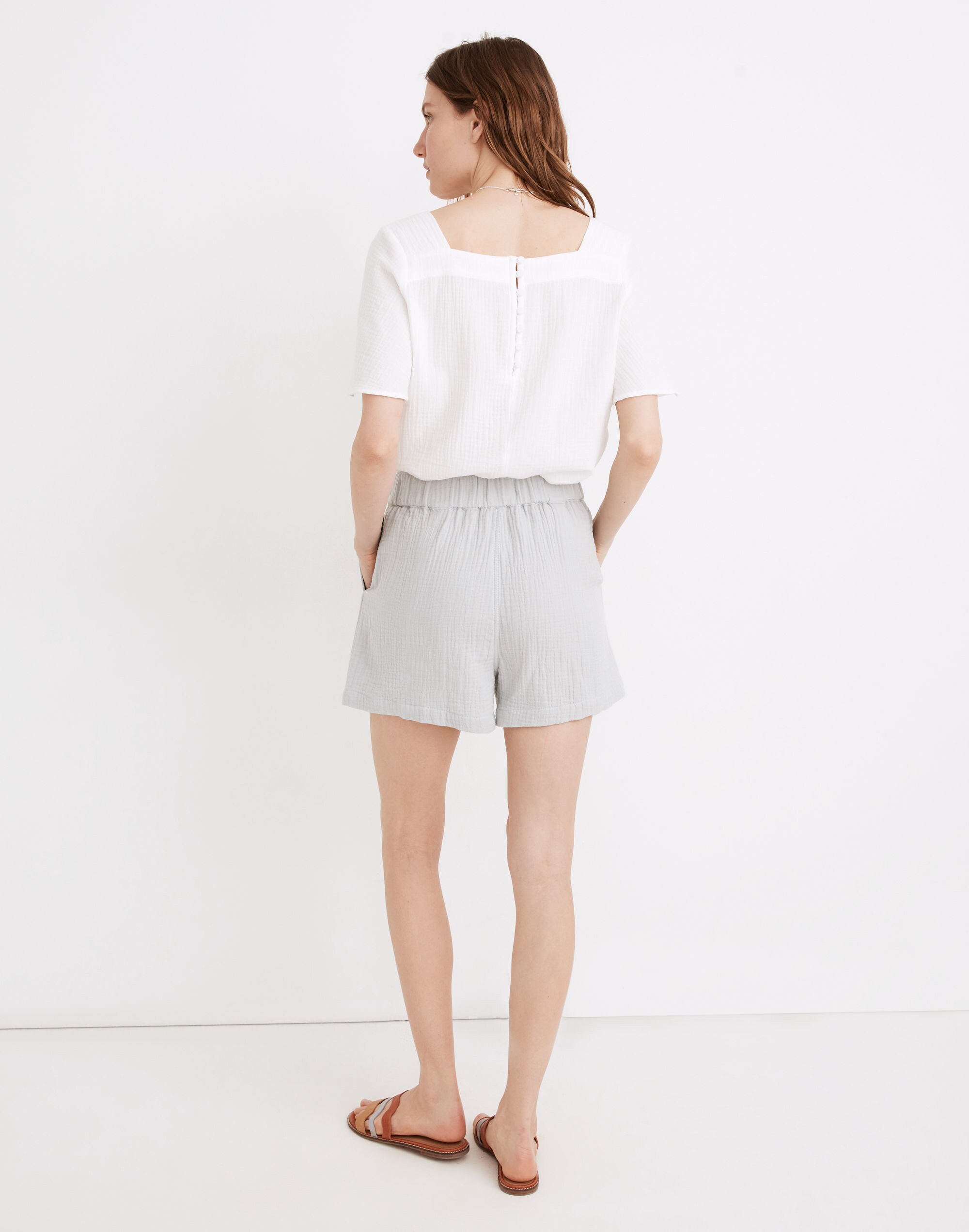 Easy Pull-On Shorts in Lightspun